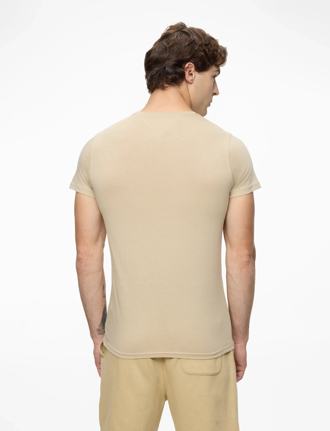 Tommy Jeans - TJM XSLIM JERSEY TEE - kortærmede t-shirts - silt - 4