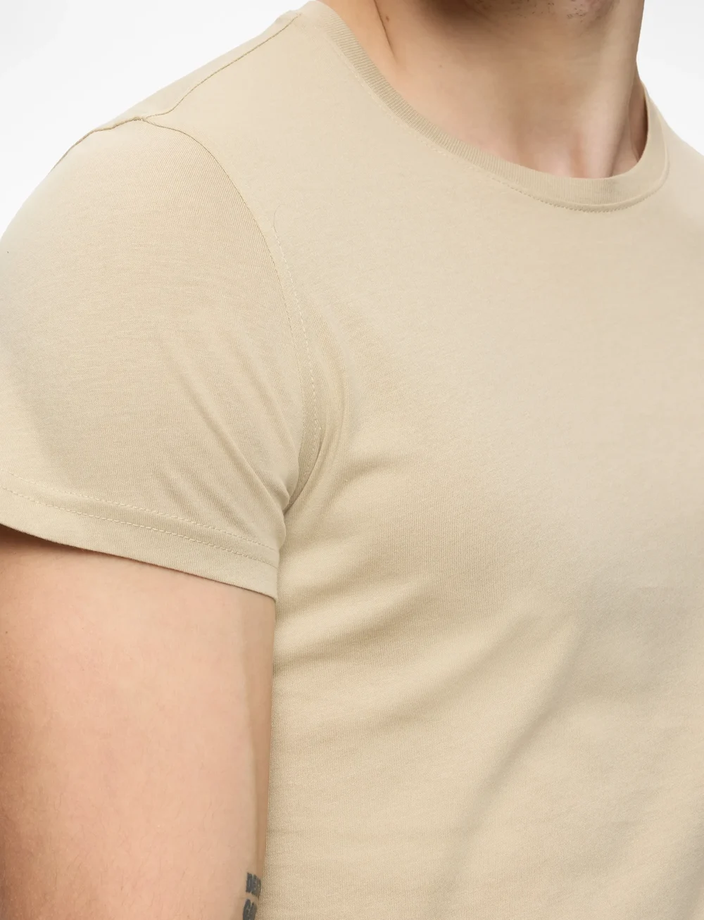 Tommy Jeans - TJM XSLIM JERSEY TEE EXT - t-krekli ar īsām piedurknēm - silt - 5