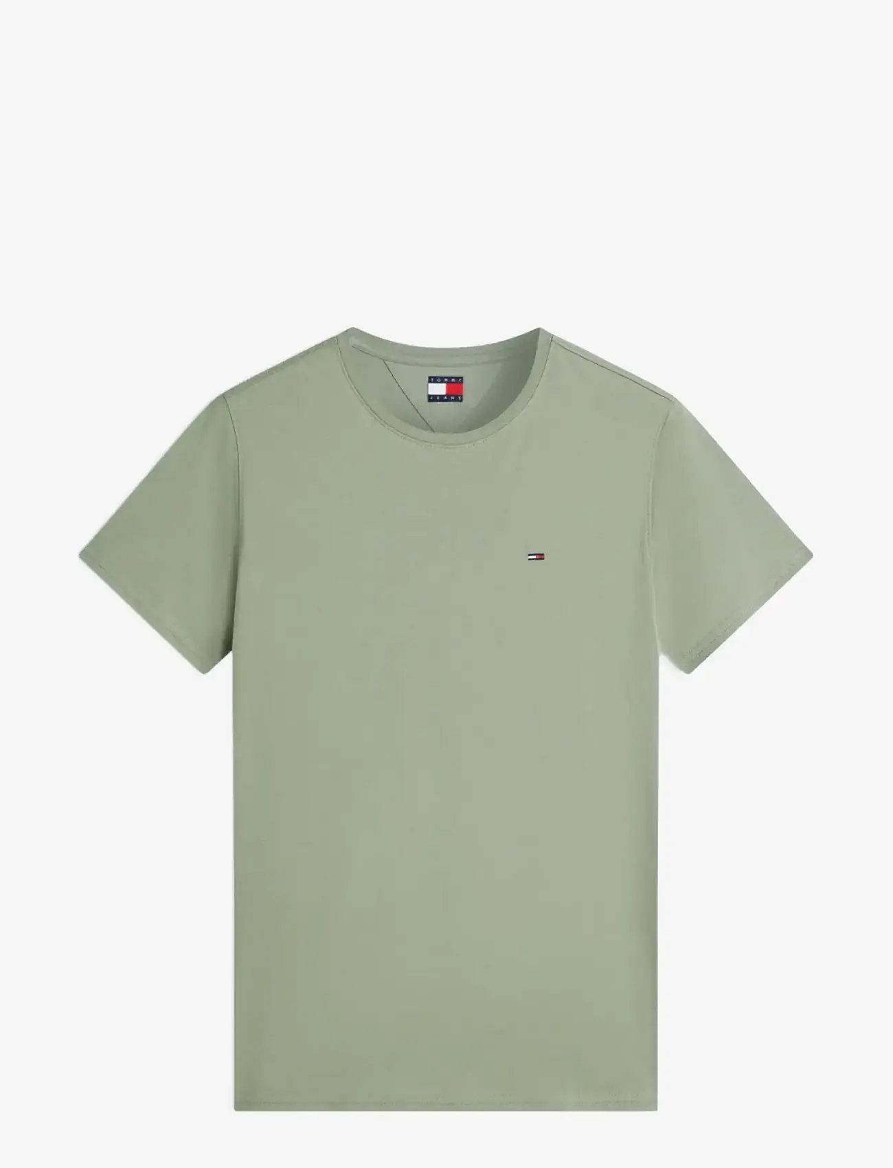 Tommy Jeans - TJM XSLIM JERSEY TEE - kortærmede t-shirts - spring olive - 1