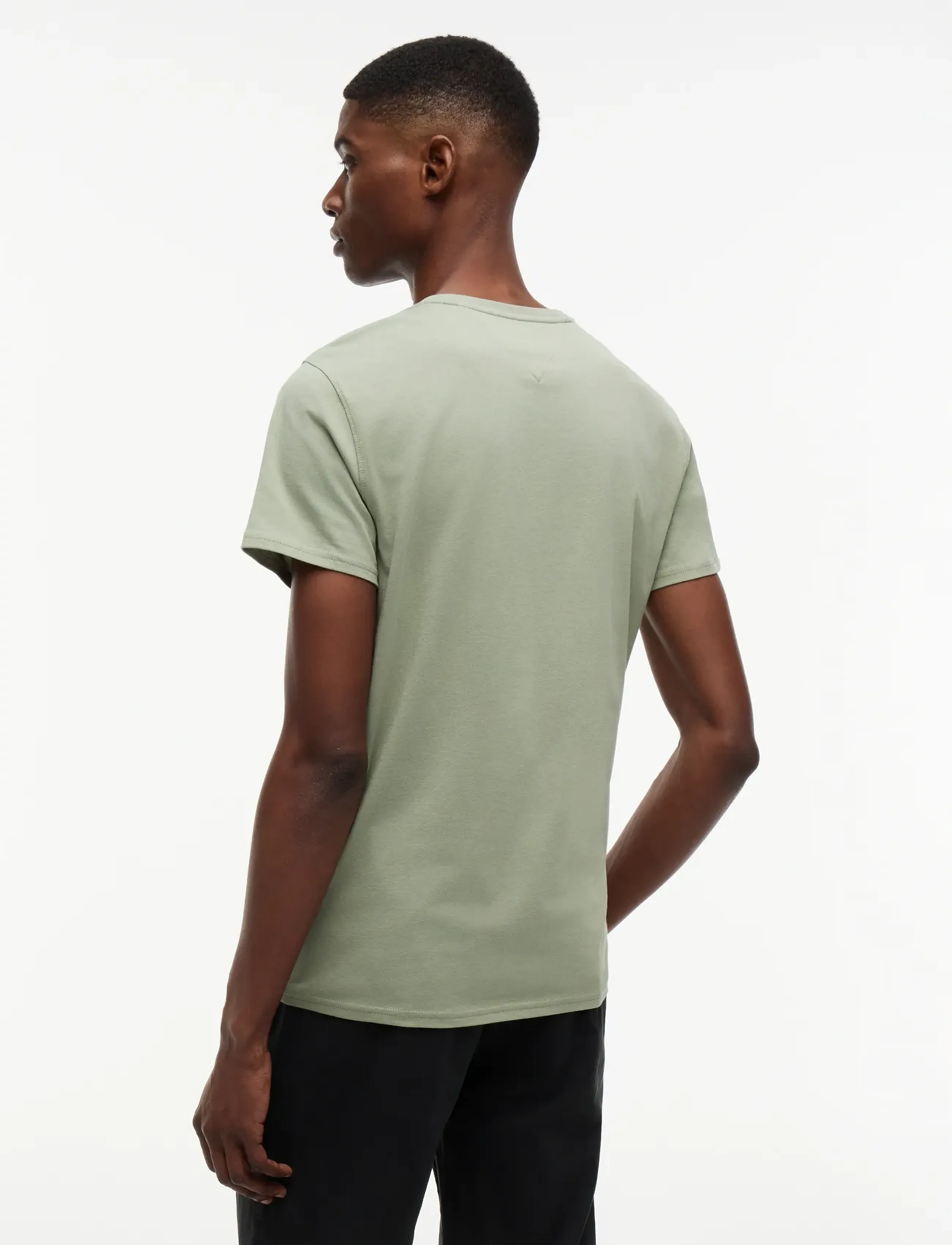 Tommy Jeans - TJM XSLIM JERSEY TEE - short-sleeved t-shirts - spring olive - 2