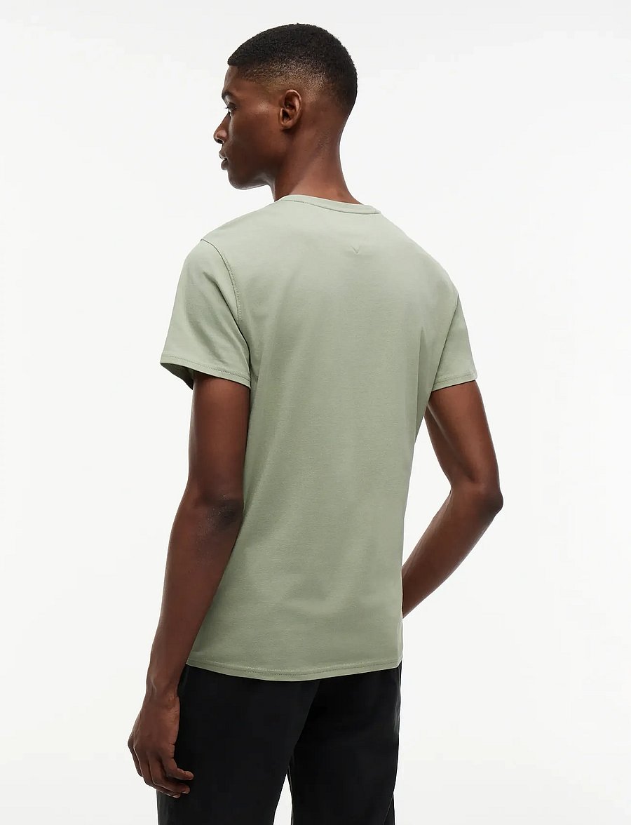 Tommy Jeans - TJM XSLIM JERSEY TEE EXT - stutterma bolir - spring olive - 2
