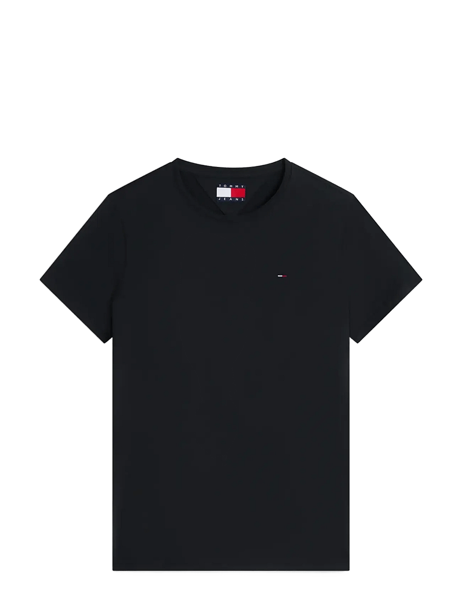 Tommy Jeans - TJM XSLIM JERSEY TEE - t-krekli ar īsām piedurknēm - tommy black - 1