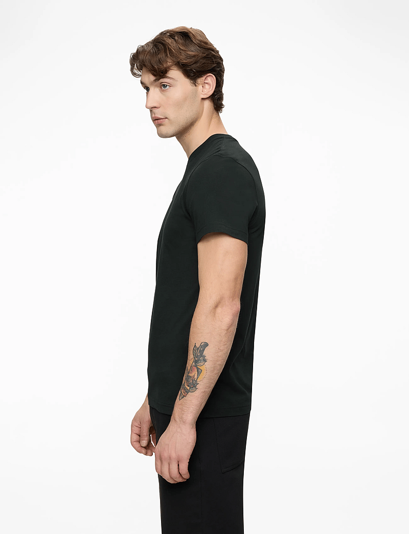 Tommy Jeans - TJM XSLIM JERSEY TEE EXT - lyhythihaiset - tommy black - 3