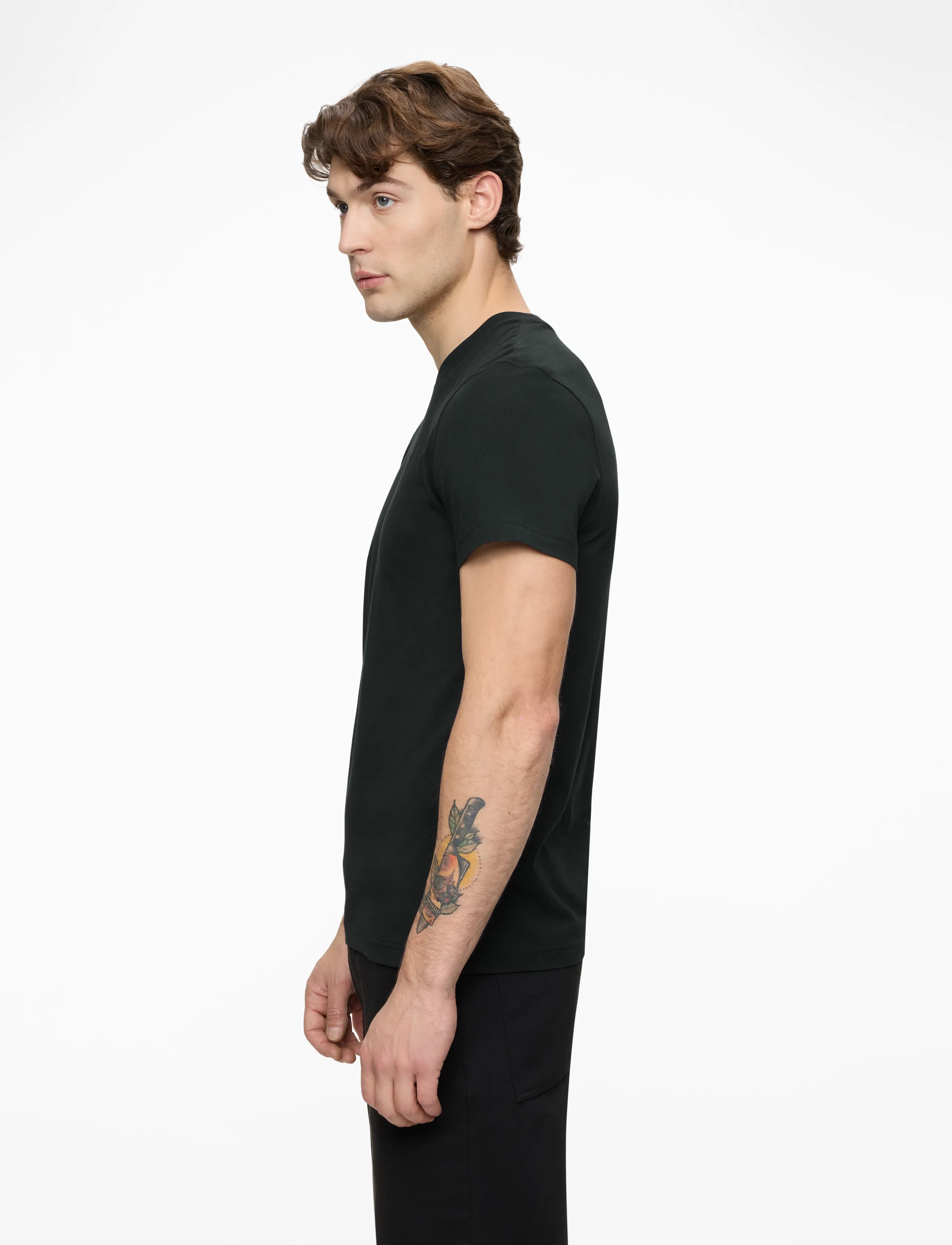 Tommy Jeans - TJM XSLIM JERSEY TEE - korte mouwen - tommy black - 3