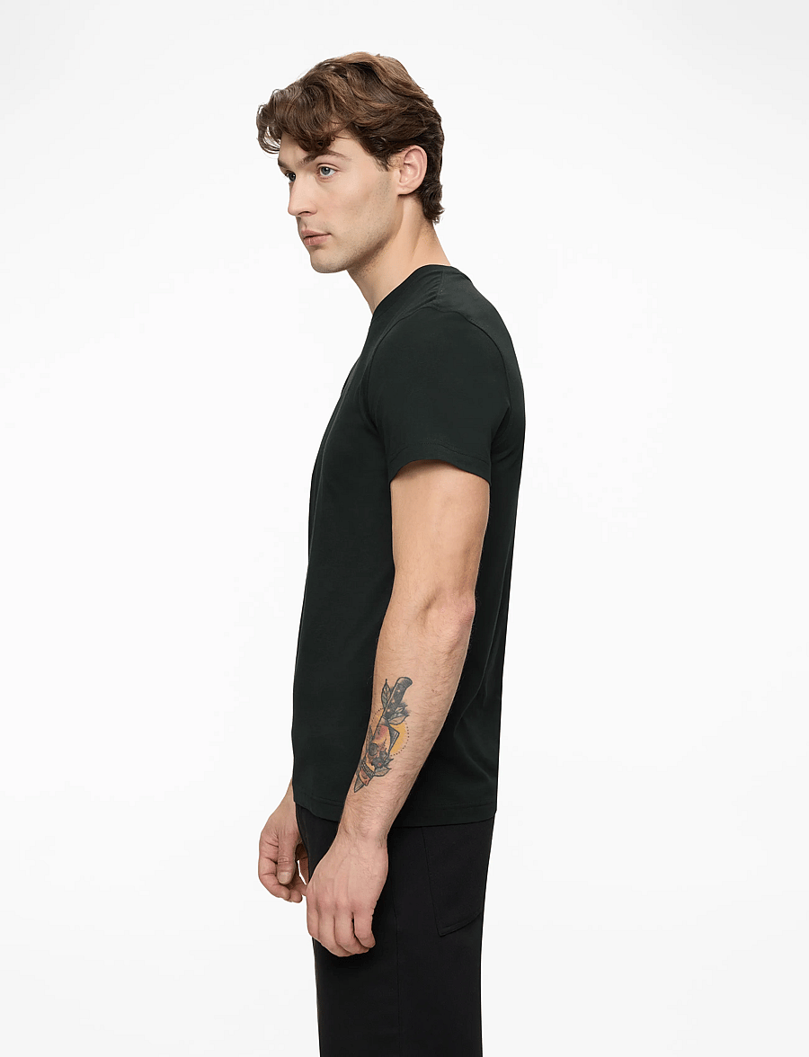 Tommy Jeans - TJM XSLIM JERSEY TEE EXT - lühikeste varrukatega t-särgid - tommy black - 3