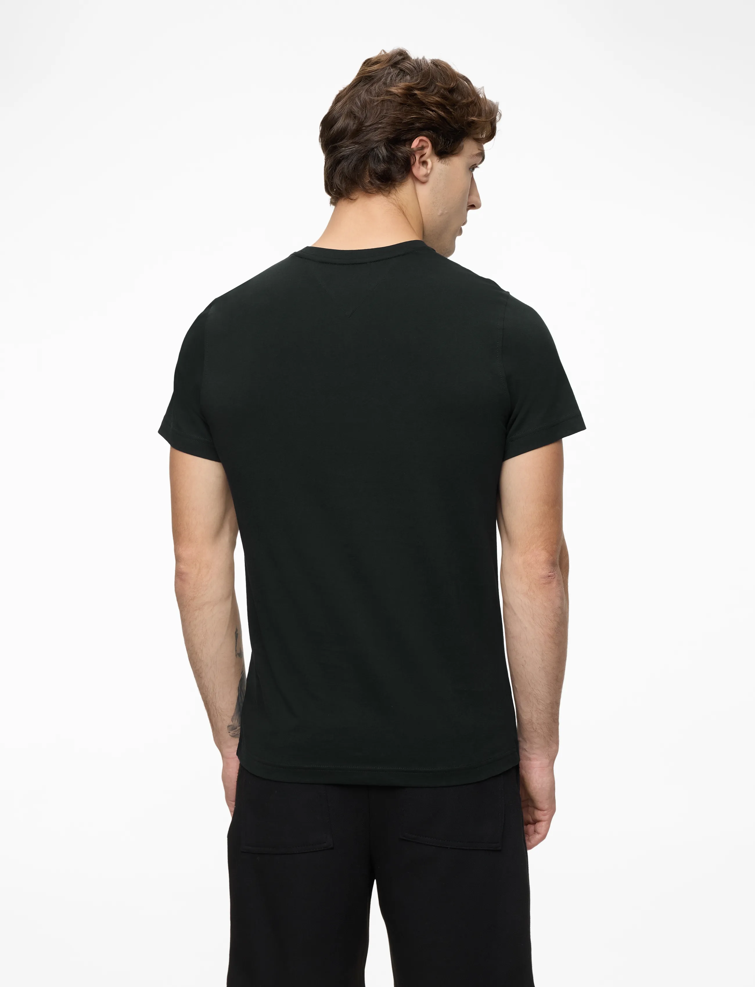 Tommy Jeans - TJM XSLIM JERSEY TEE - korte mouwen - tommy black - 4