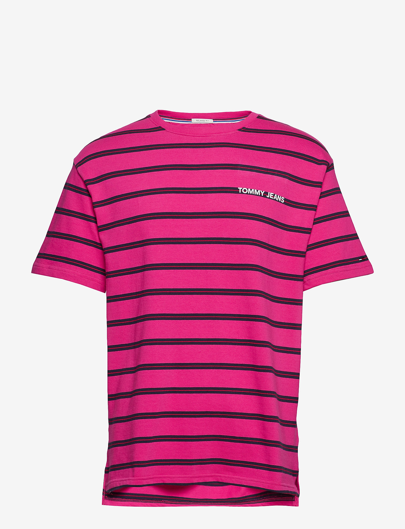 Tommy Jeans - TJM MULTISTRIPE LOGO - fuchsia purple / multi - 0