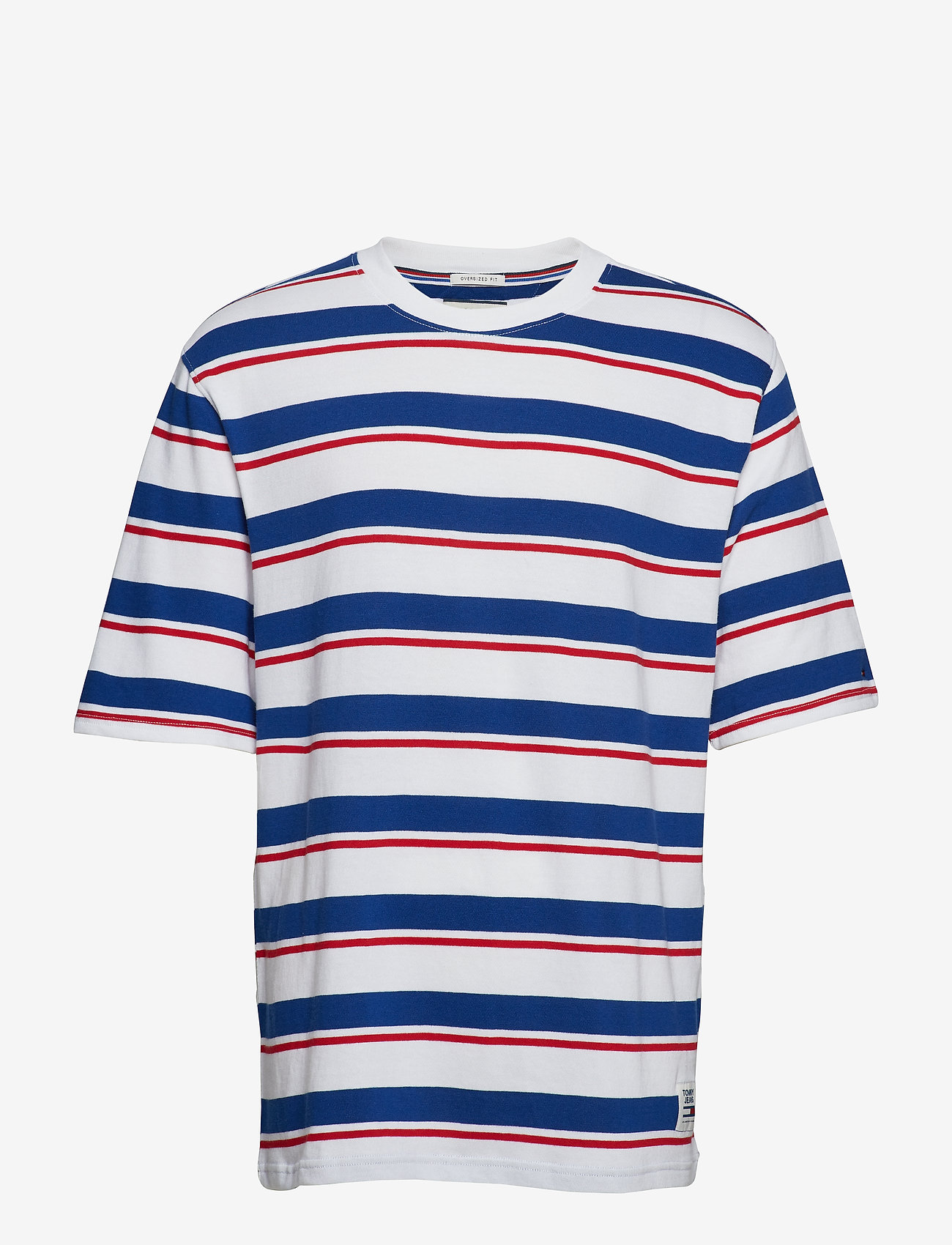 Tommy Jeans - TJM MULTISTRIPE TEE, - limoges / multi - 0