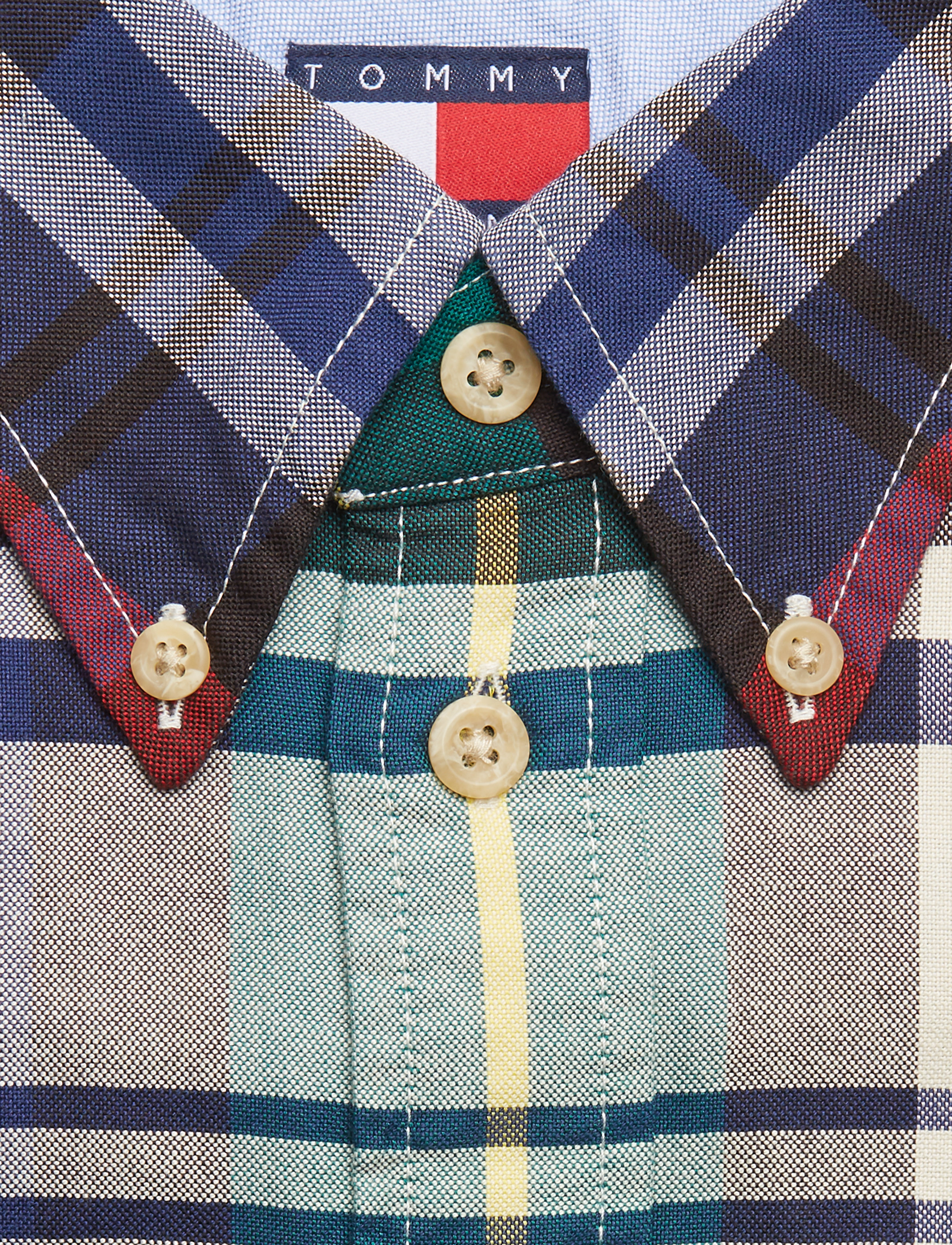 Tommy Jeans - TJM PLAID CREST SHIRT M10 - check dark sapphire / multi - 2