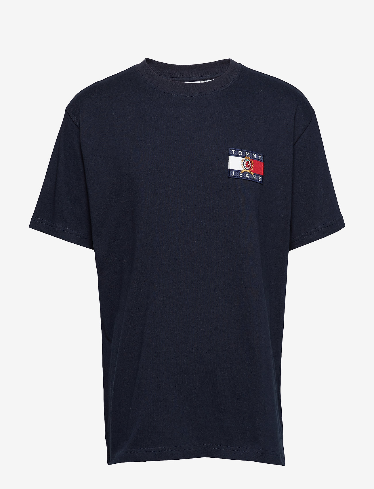 Tommy Jeans - TJM CREST FLAG TEE M13 - dark sapphire - 0