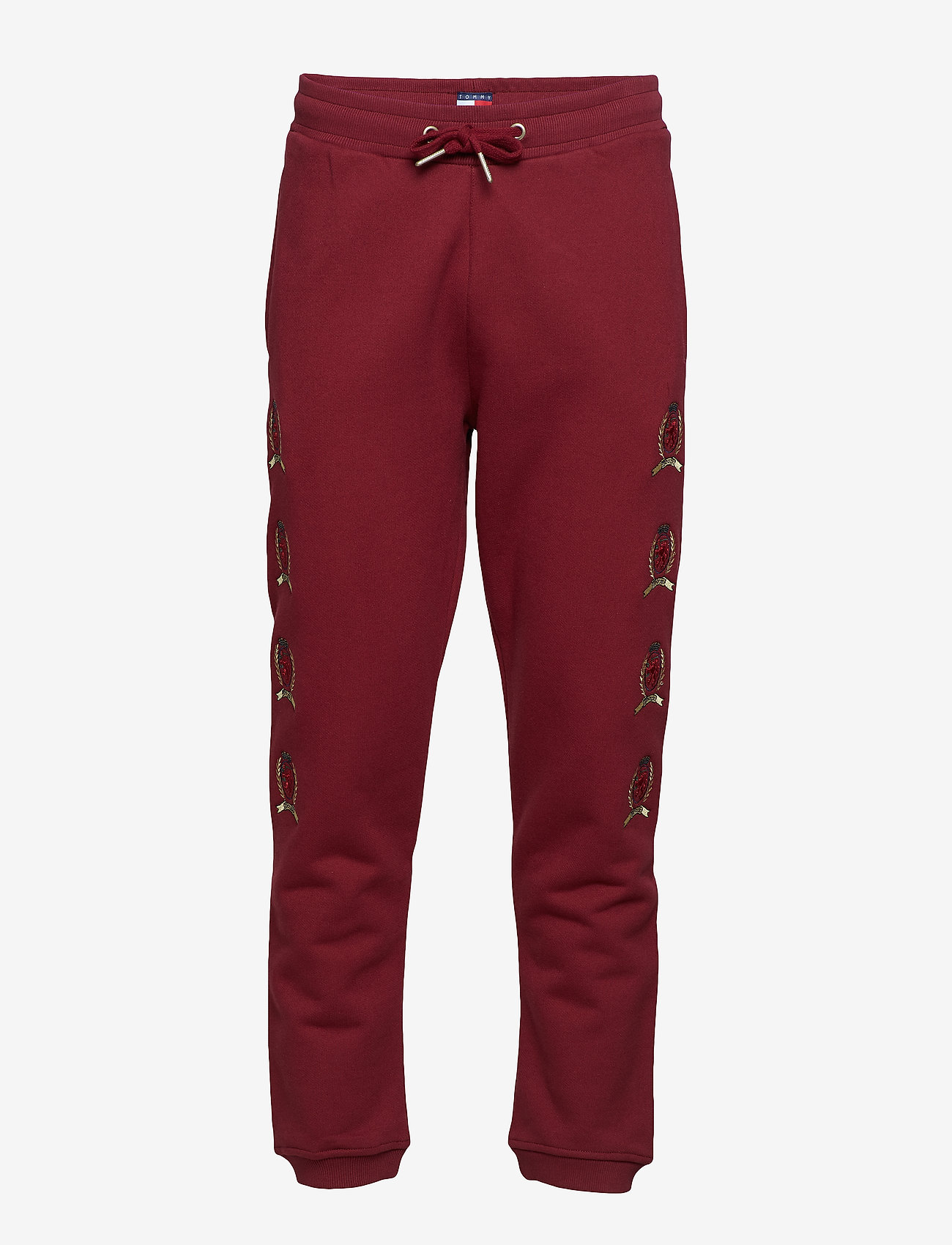 Tommy Jeans - TJM CREST SWEATPANT M30 - cabernet - 0