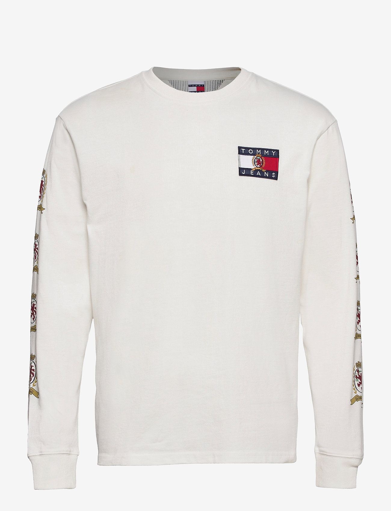 Tommy Jeans - TJM CREST LONGSLEEVE M28 - cloud dancer - 0