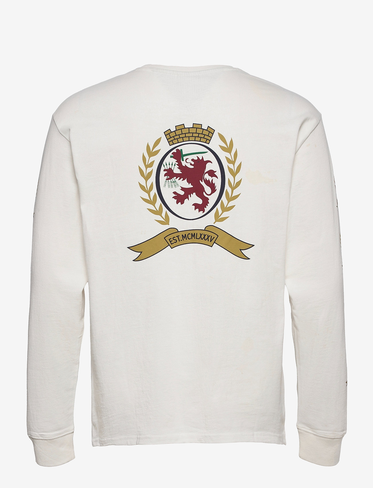Tommy Jeans - TJM CREST LONGSLEEVE M28 - cloud dancer - 1