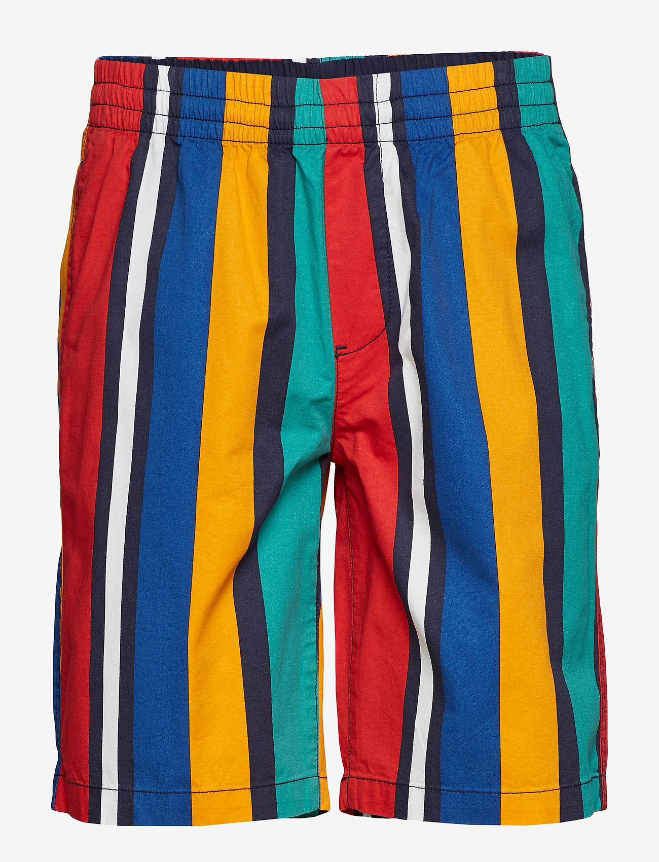 Tommy Jeans - TJM STRIPE BASKETBALL SHORT - dynasty green / multi - 0