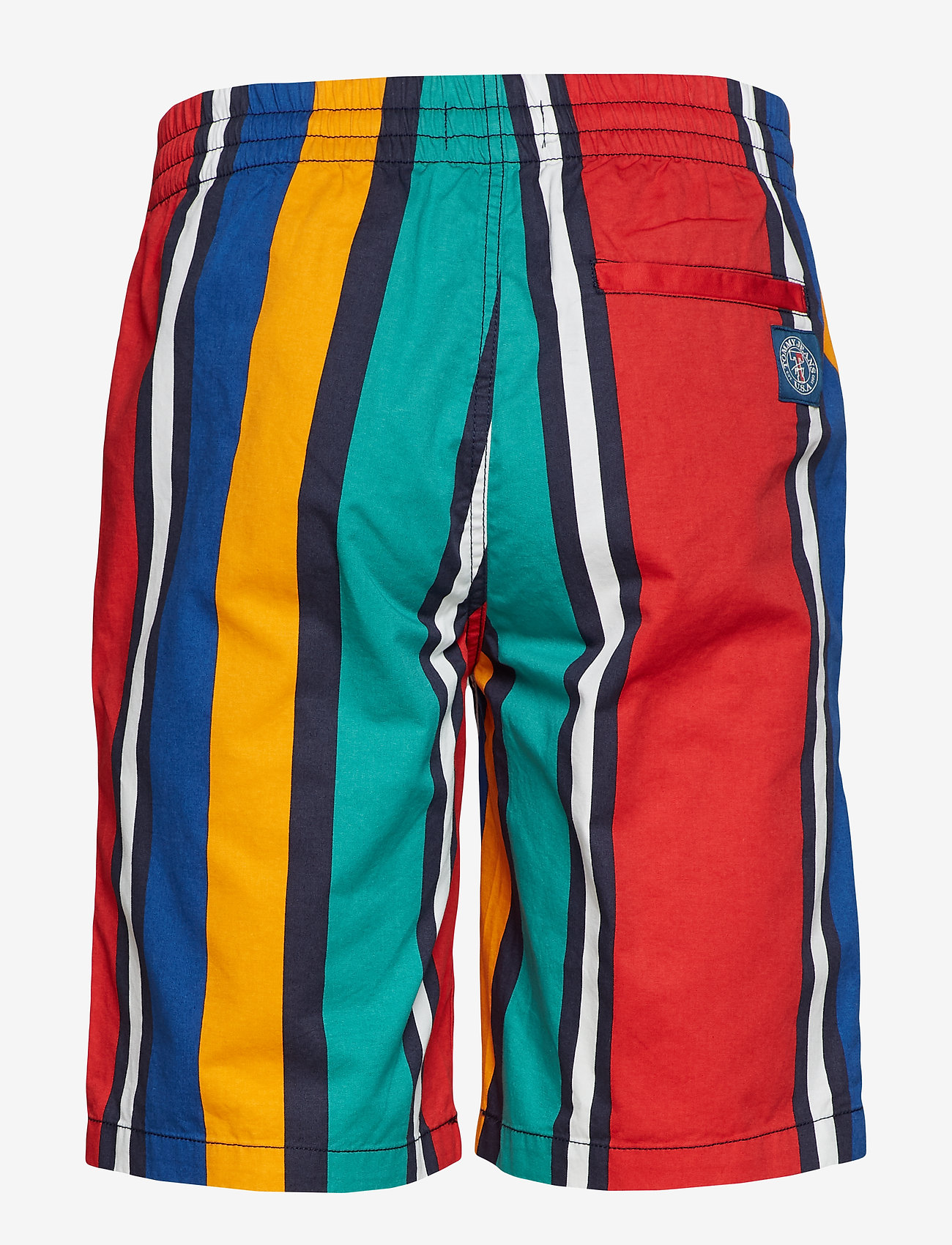 Tommy Jeans - TJM STRIPE BASKETBALL SHORT - dynasty green / multi - 1