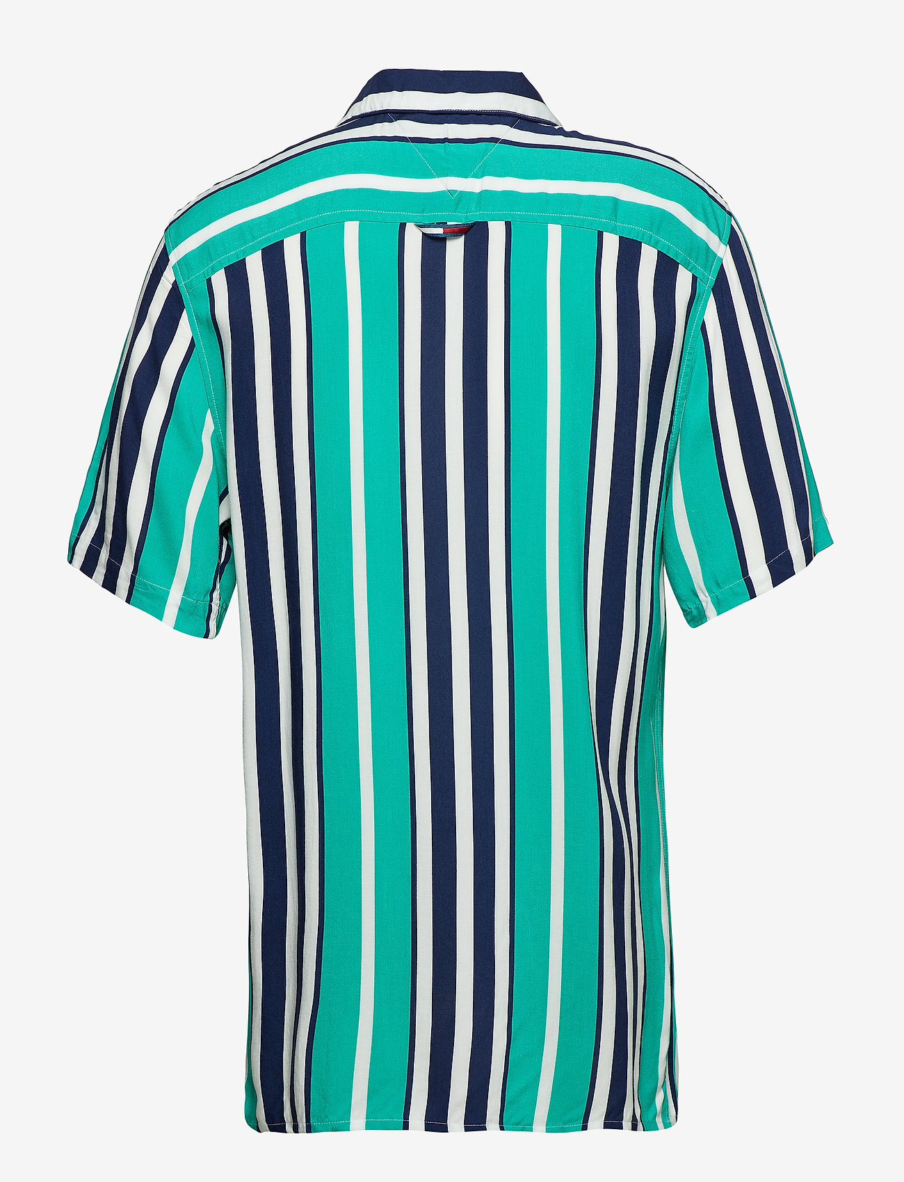 Tommy Jeans - TJM STRIPE CAMP SHIR - dynasty green / multi - 1