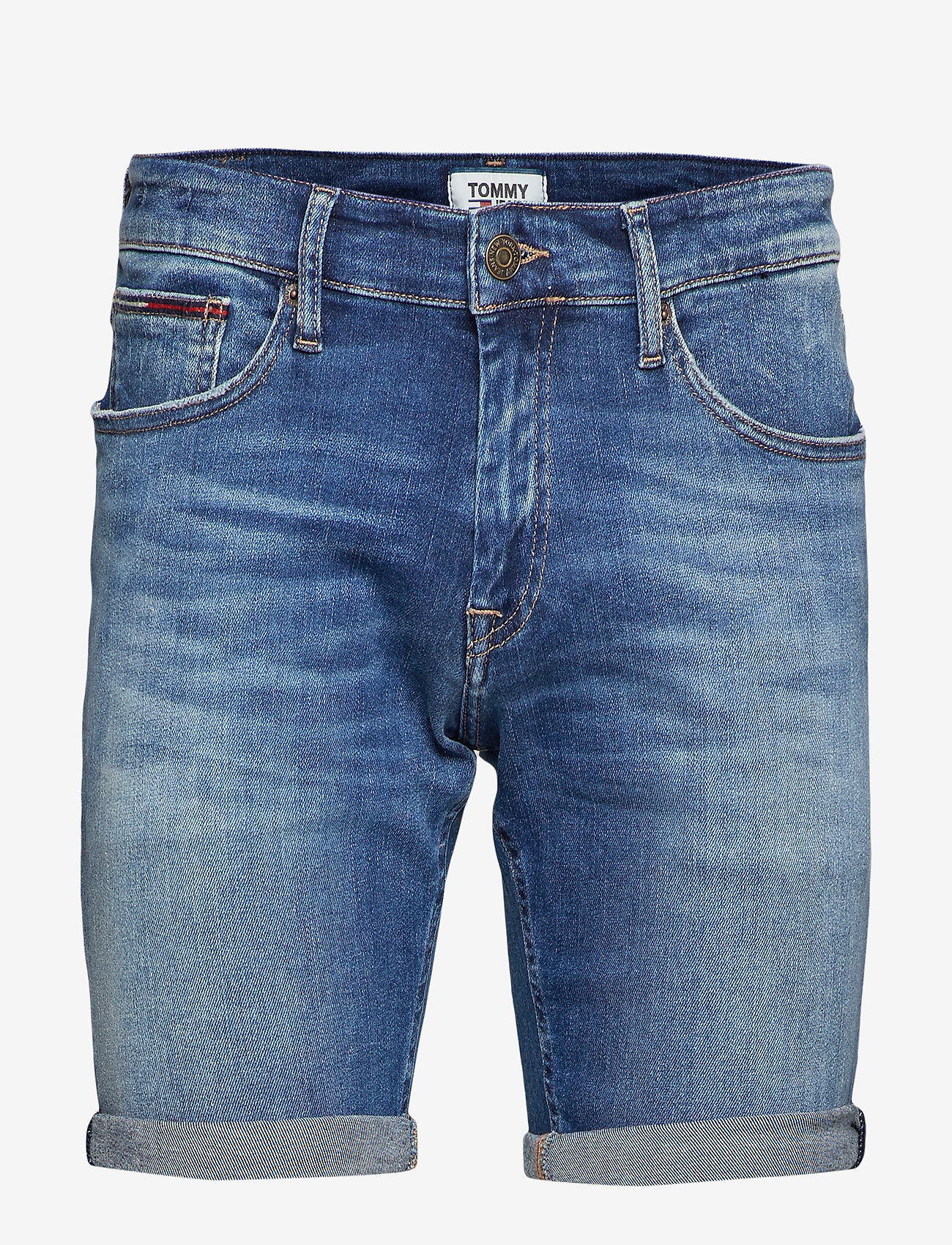 Tommy Jeans - SCANTON SHORT - falcon mid blue str - 0