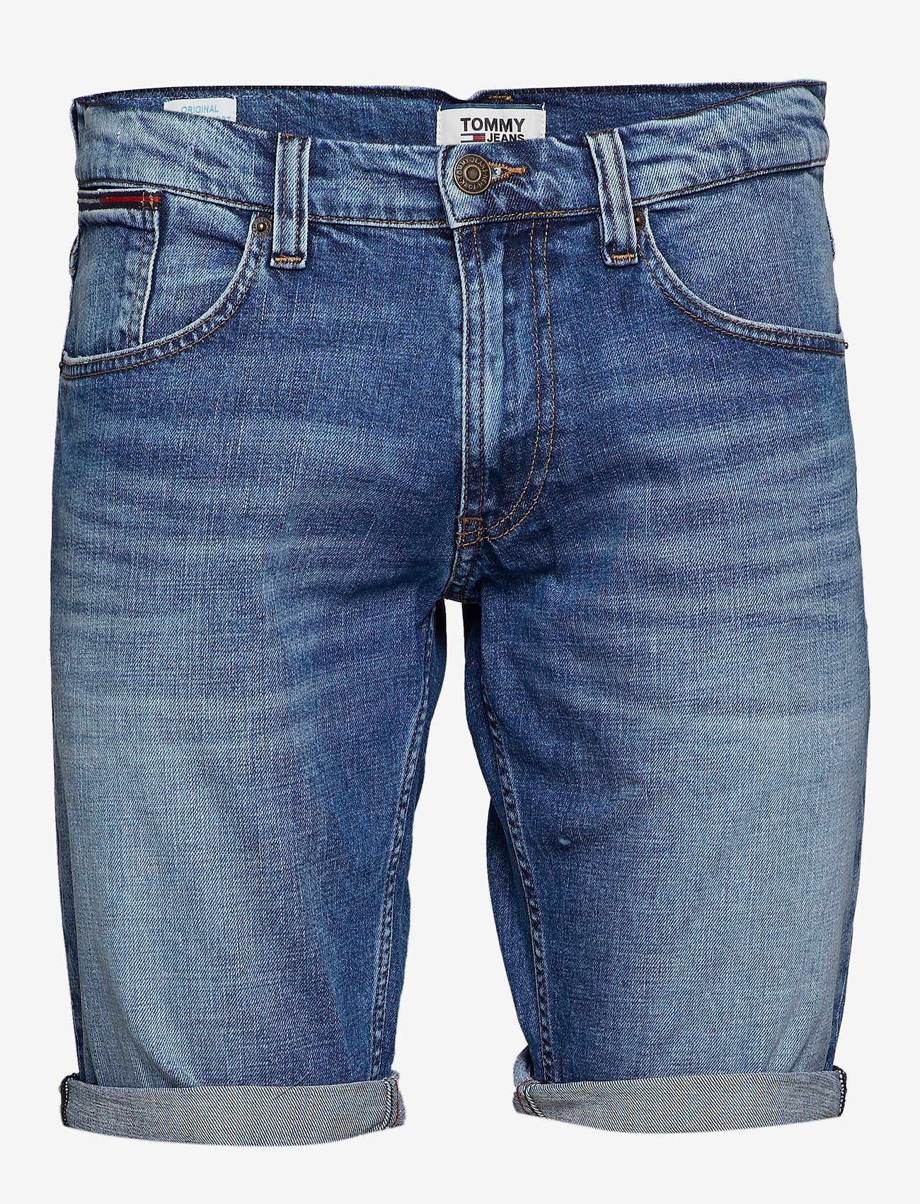 Tommy Jeans - RONNIE SHORT  ELKMB, - elk mid blue com - 0