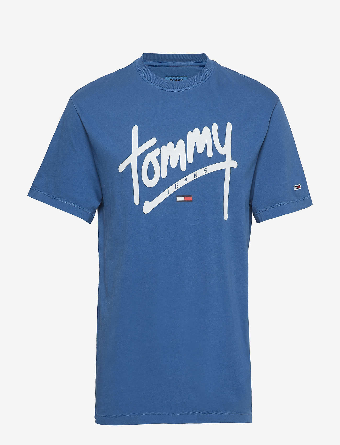 Tommy Jeans - TJM HANDWRITING TEE - federal blue - 0