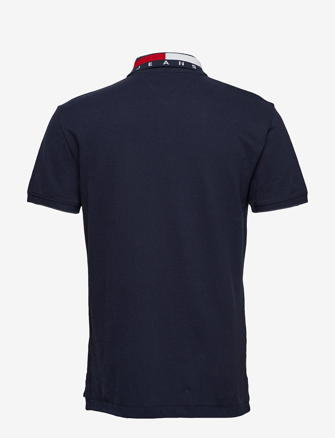 Tommy Jeans - TJM FLAG NECK POLO - black iris - 1