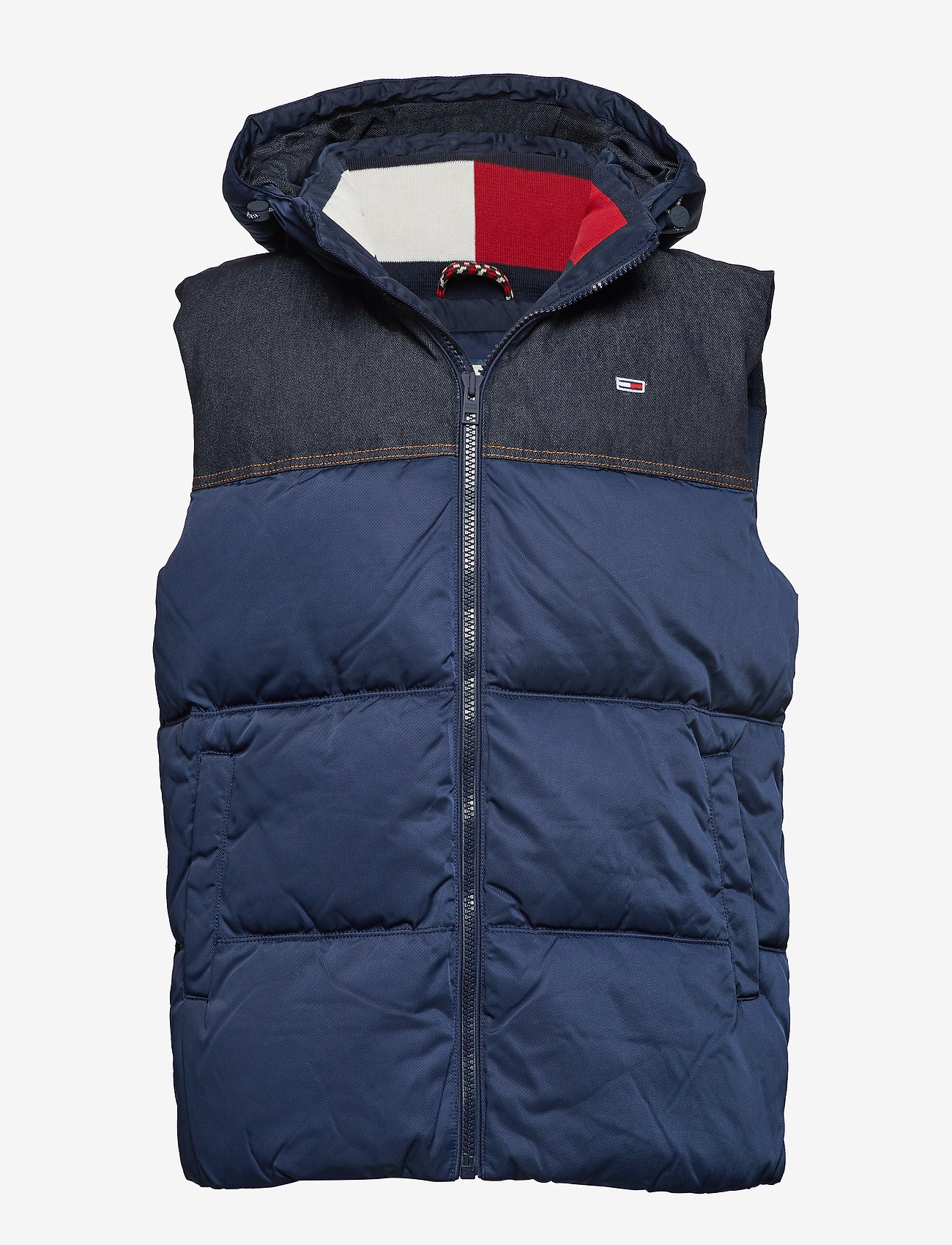 Tommy Jeans - TJM FABRIC MIX VEST - black iris - 0