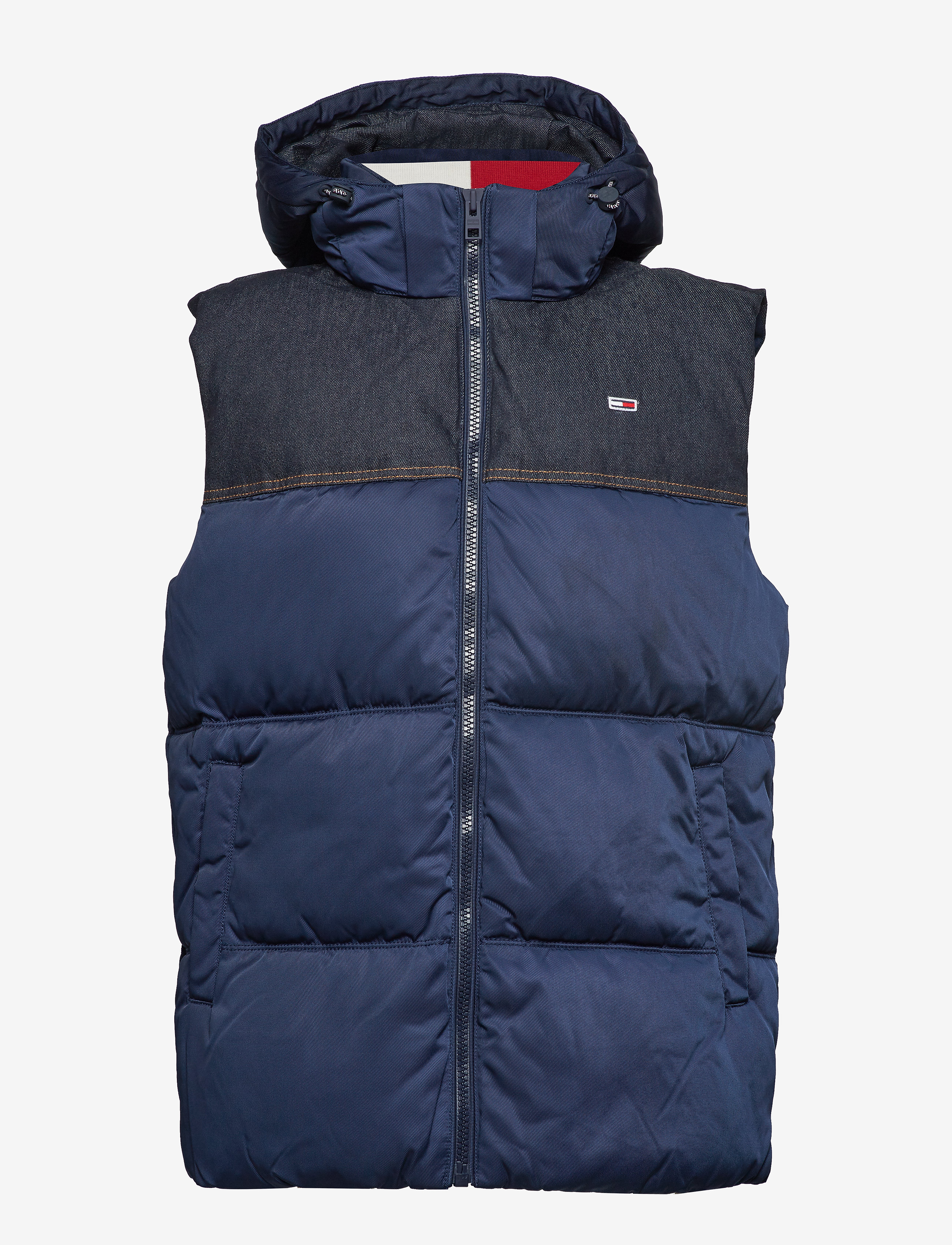 Tommy Jeans - TJM FABRIC MIX VEST - black iris - 1
