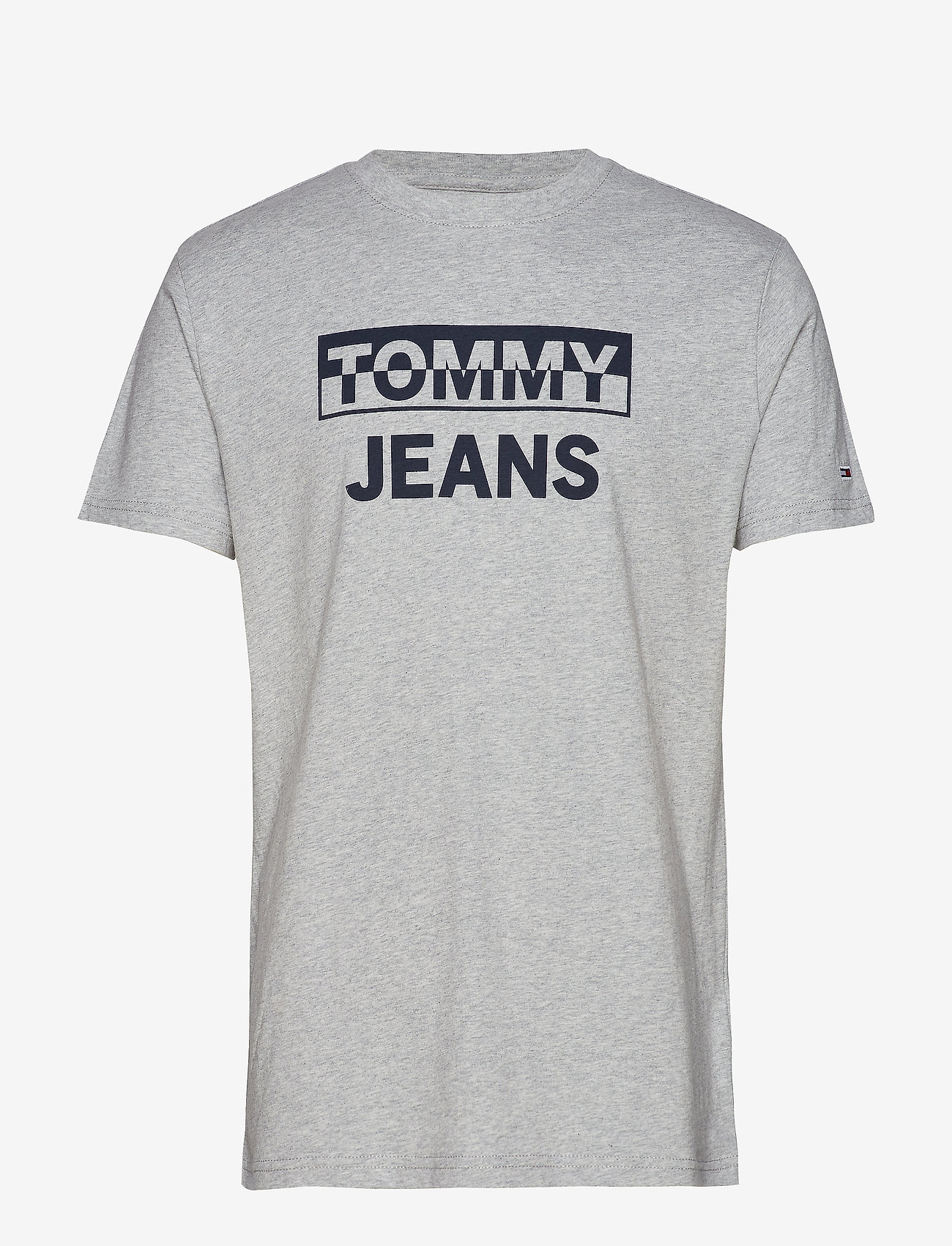 Tommy Jeans - TJM SPLIT BLOCK LOGO - lt grey htr - 0