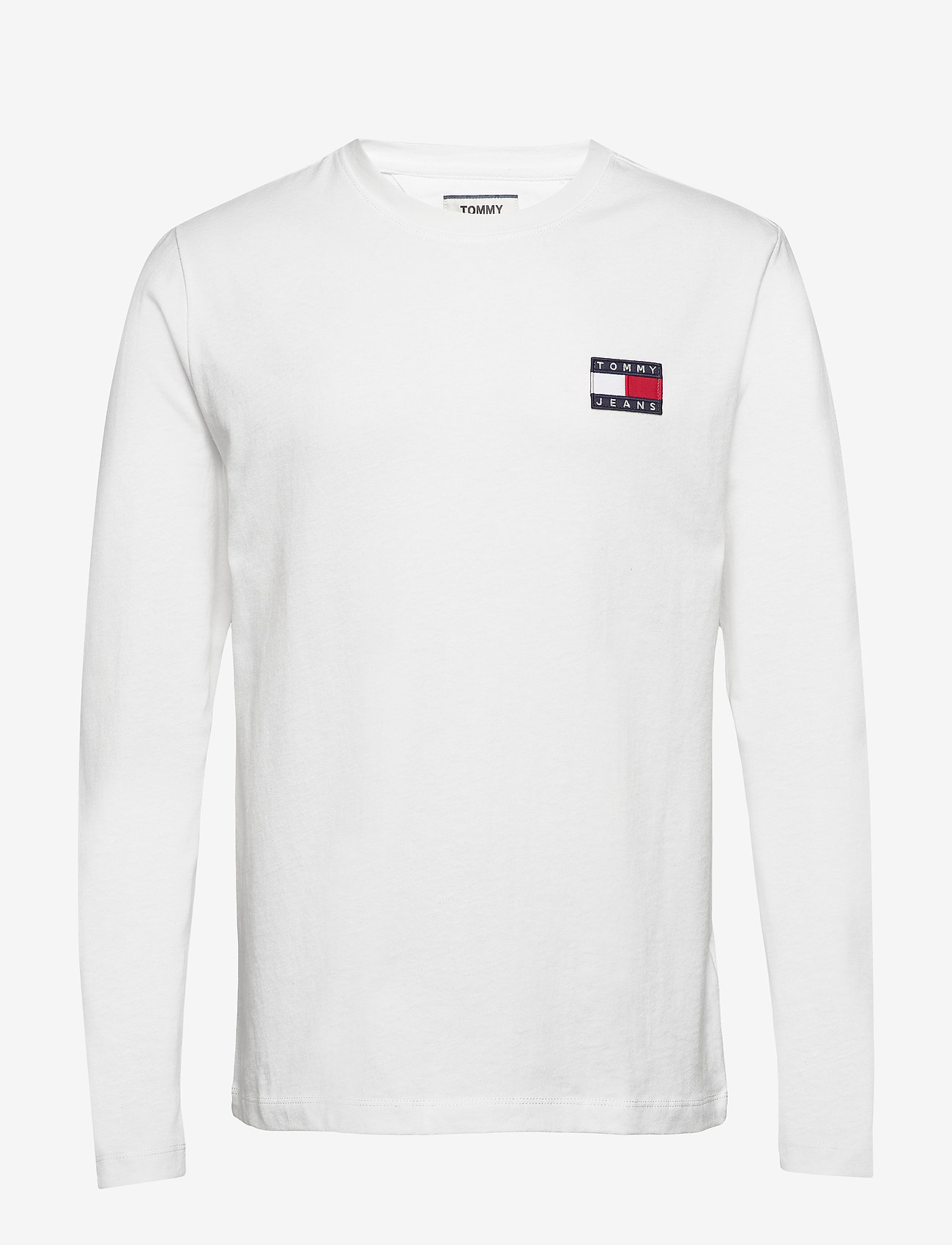 Tommy Jeans - TJM TOMMY BADGE LONGSLEEVE TEE - classic white - 0