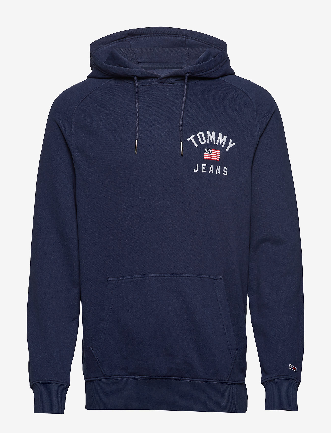 Tommy Jeans - TJM WASHED CHEST GRAPHIC HOODIE - black iris - 0