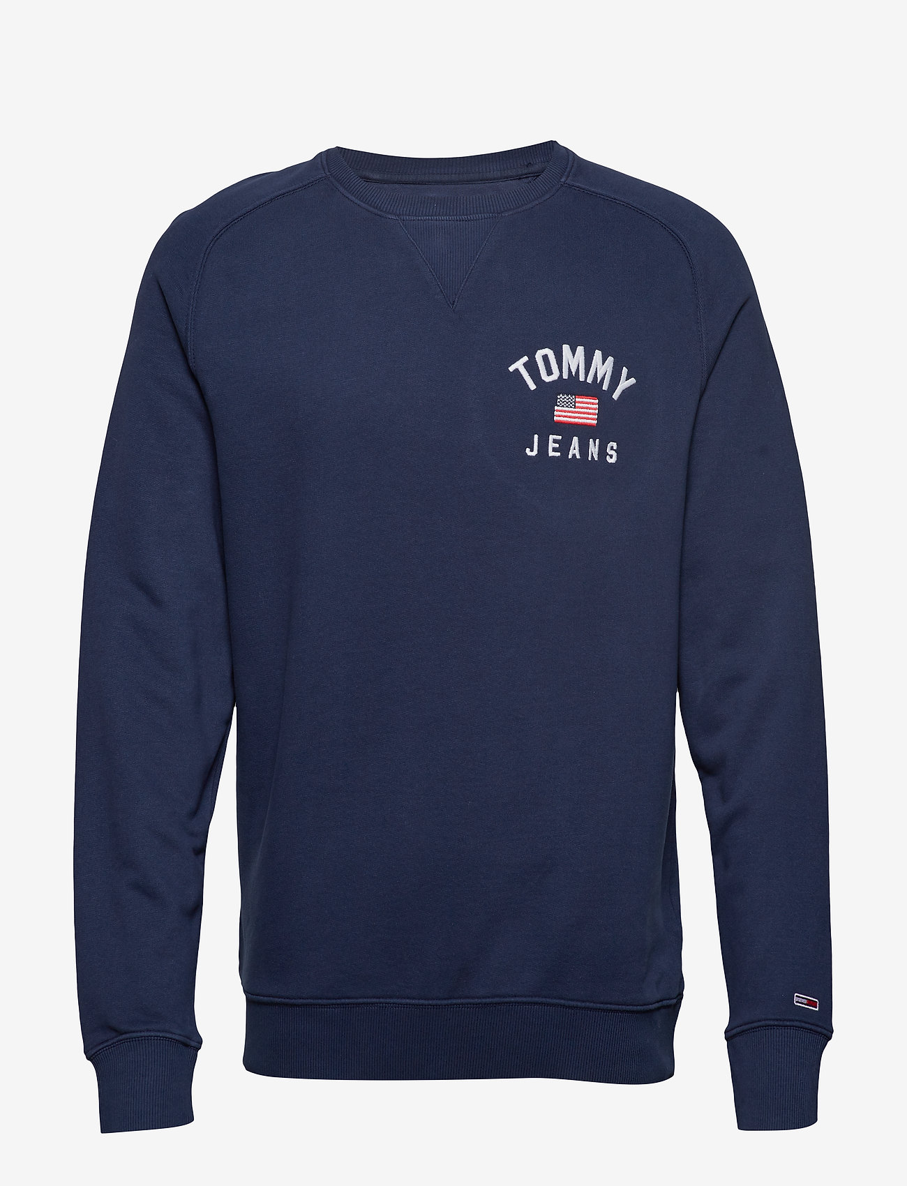 Tommy Jeans - TJM WASHED CHEST GRAPHIC CREW - black iris - 0