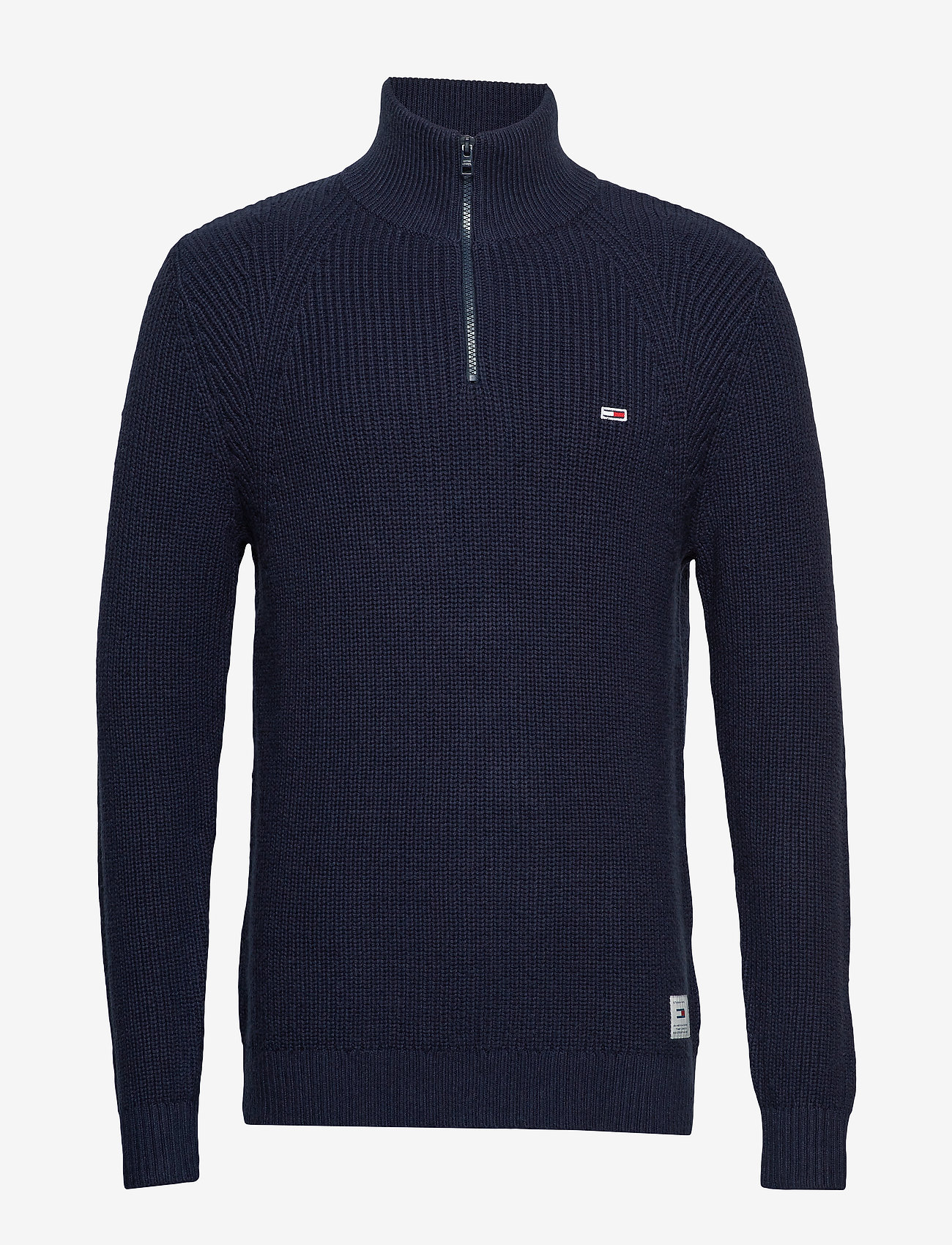 Tommy Jeans - TJM ZIP MOCK NECK - black iris - 0