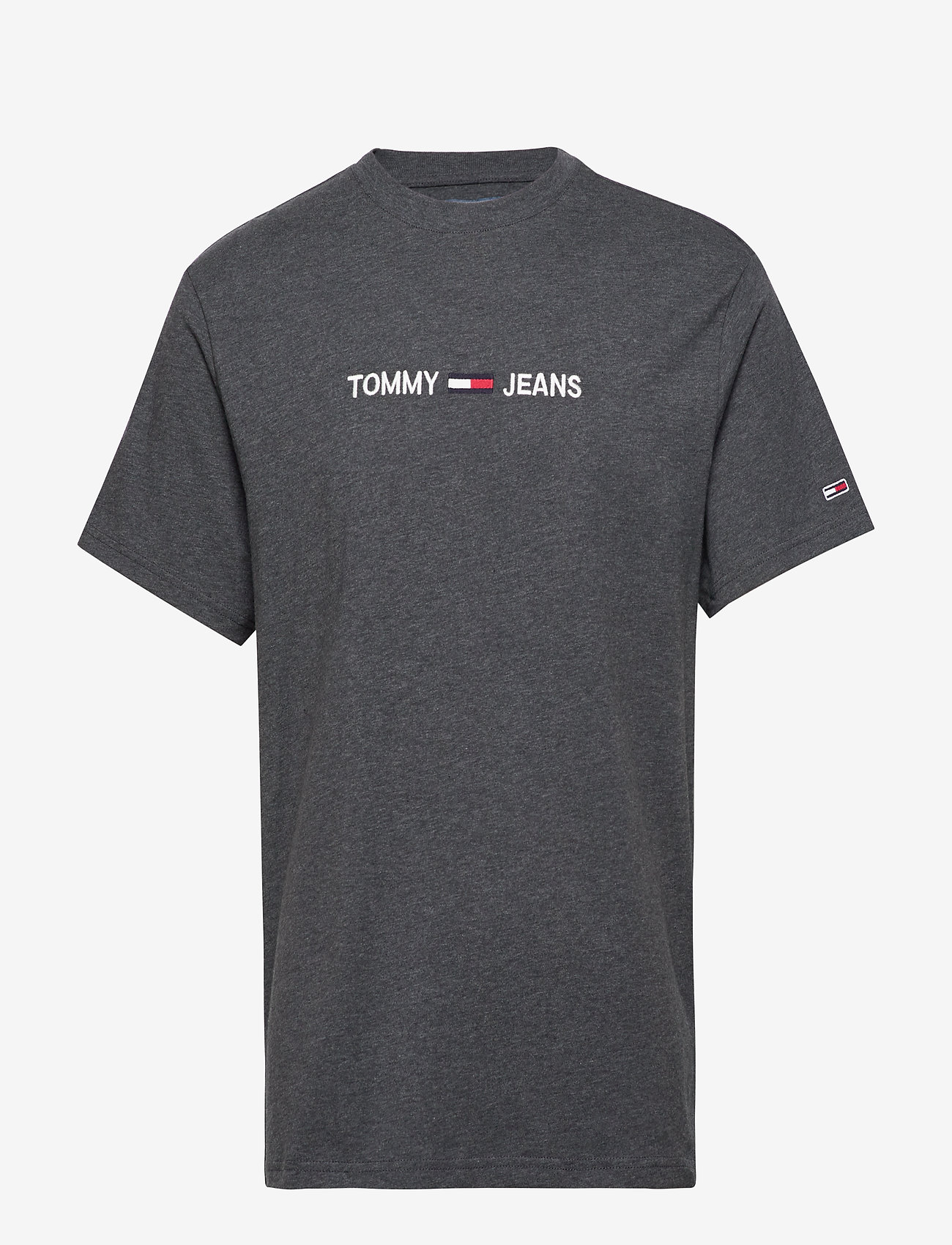 Tommy Jeans - TJM SMALL LOGO TEE - dk grey htr - 0
