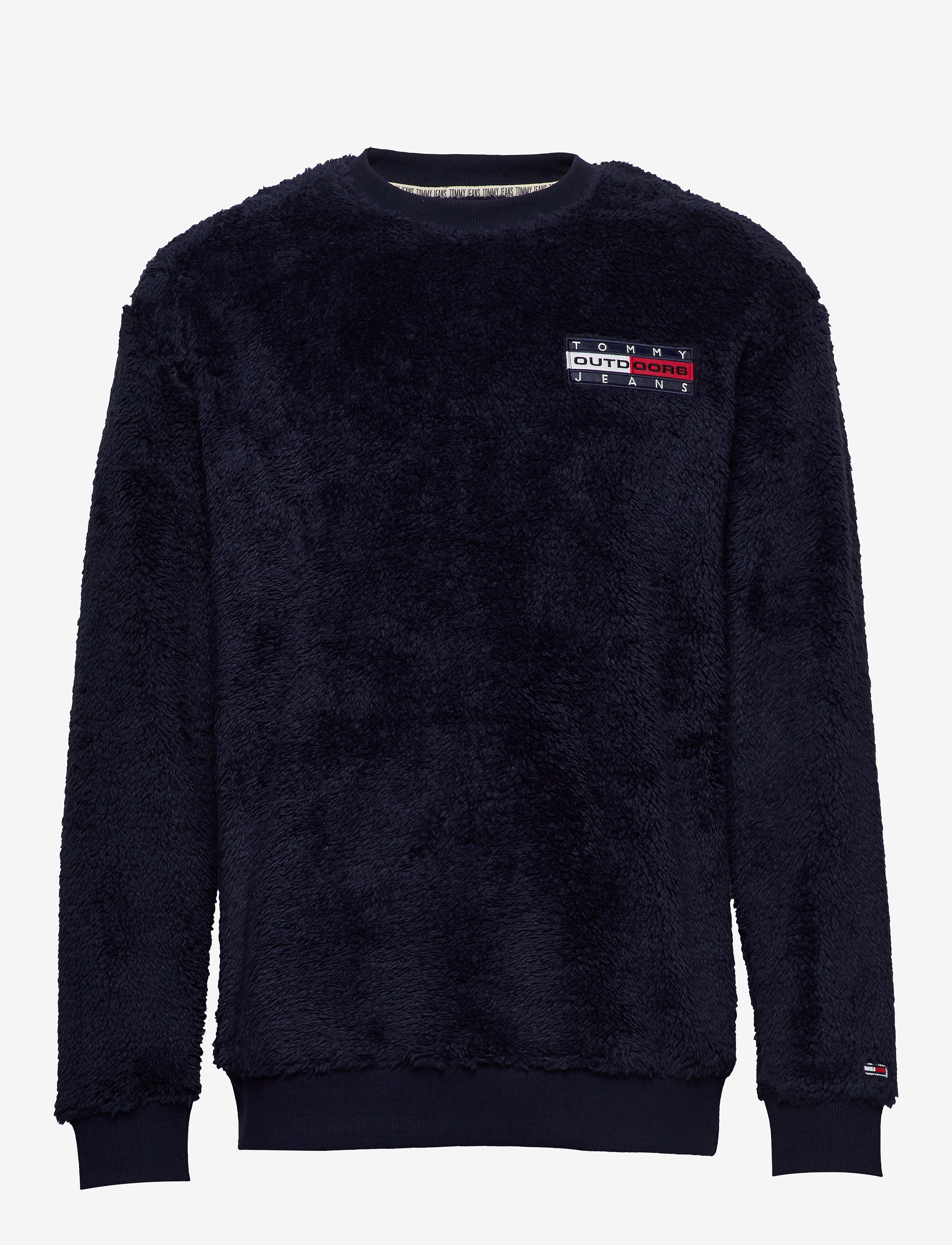 Tommy Jeans - TJM PLUSH FLEECE CRE - black iris - 0