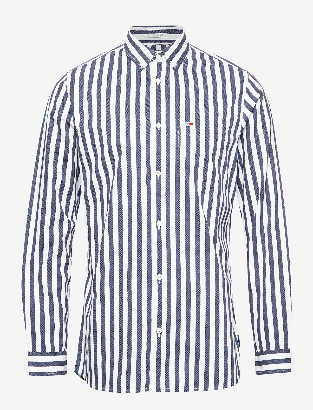 Tommy Jeans - TJM STRIPE TWILL SHIRT - black iris - 0