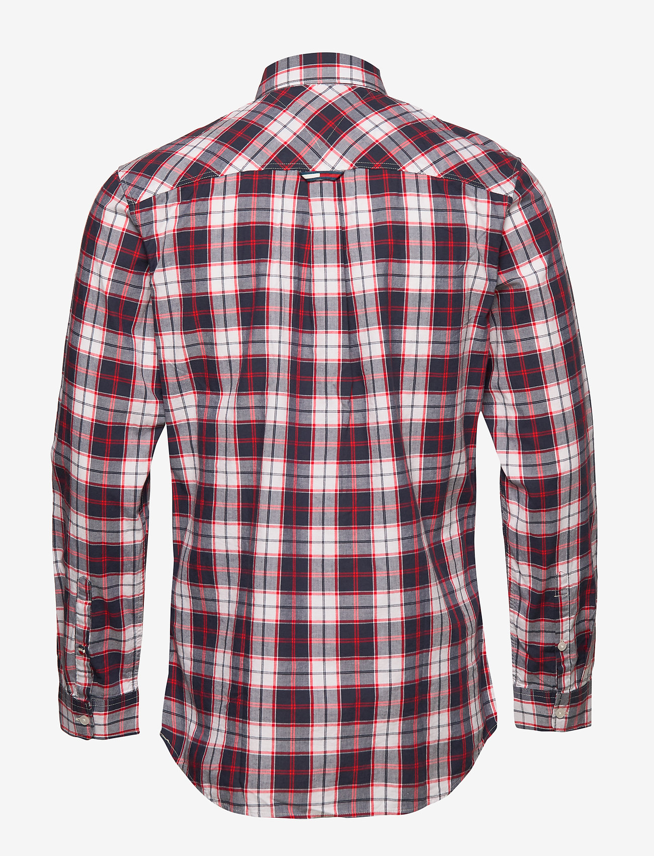 Tommy Jeans - TJM POPLIN MULTI CHECK SHIRT - classic white/multi - 1