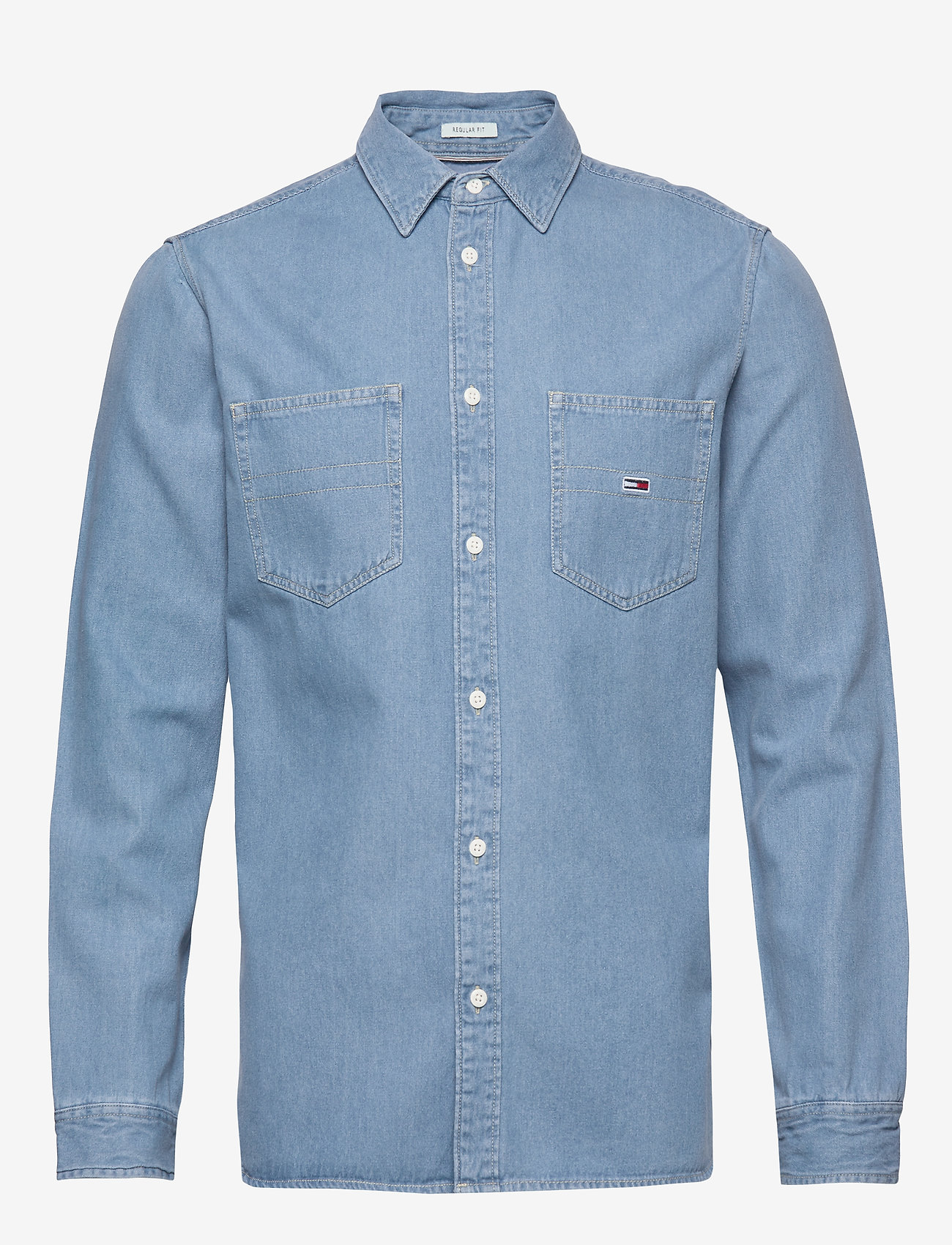 Tommy Jeans - TJM DENIM SHIRT - mid indigo - 0