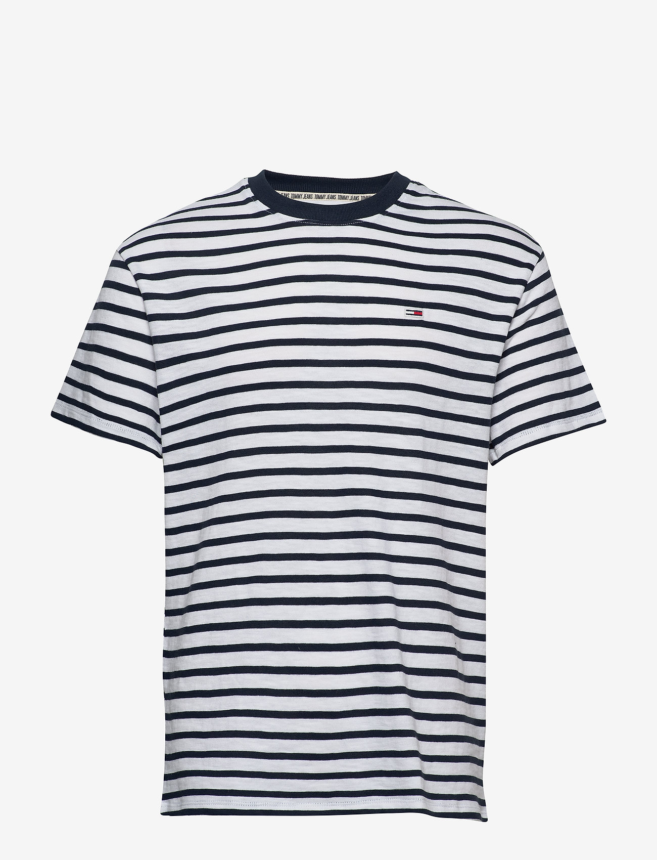 Tommy Jeans - TJM TOMMY STRIPE TEE - twilight navy / white - 0