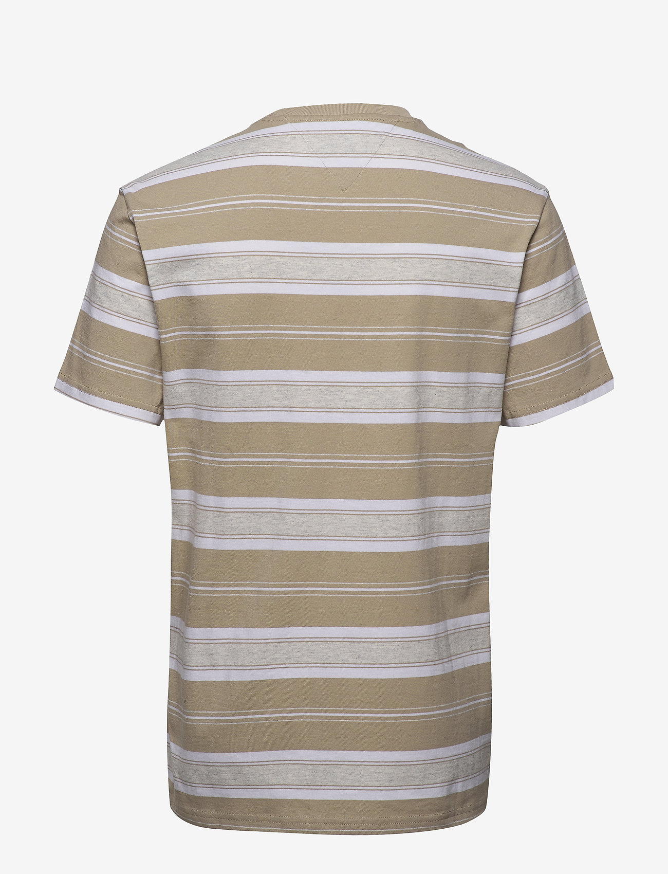 Tommy Jeans - TJM STRIPE LOGO TEE - stone / multi - 1