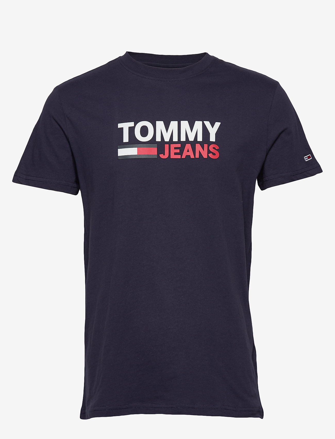 Tommy Jeans - TJM CORP LOGO TEE - twilight navy - 0
