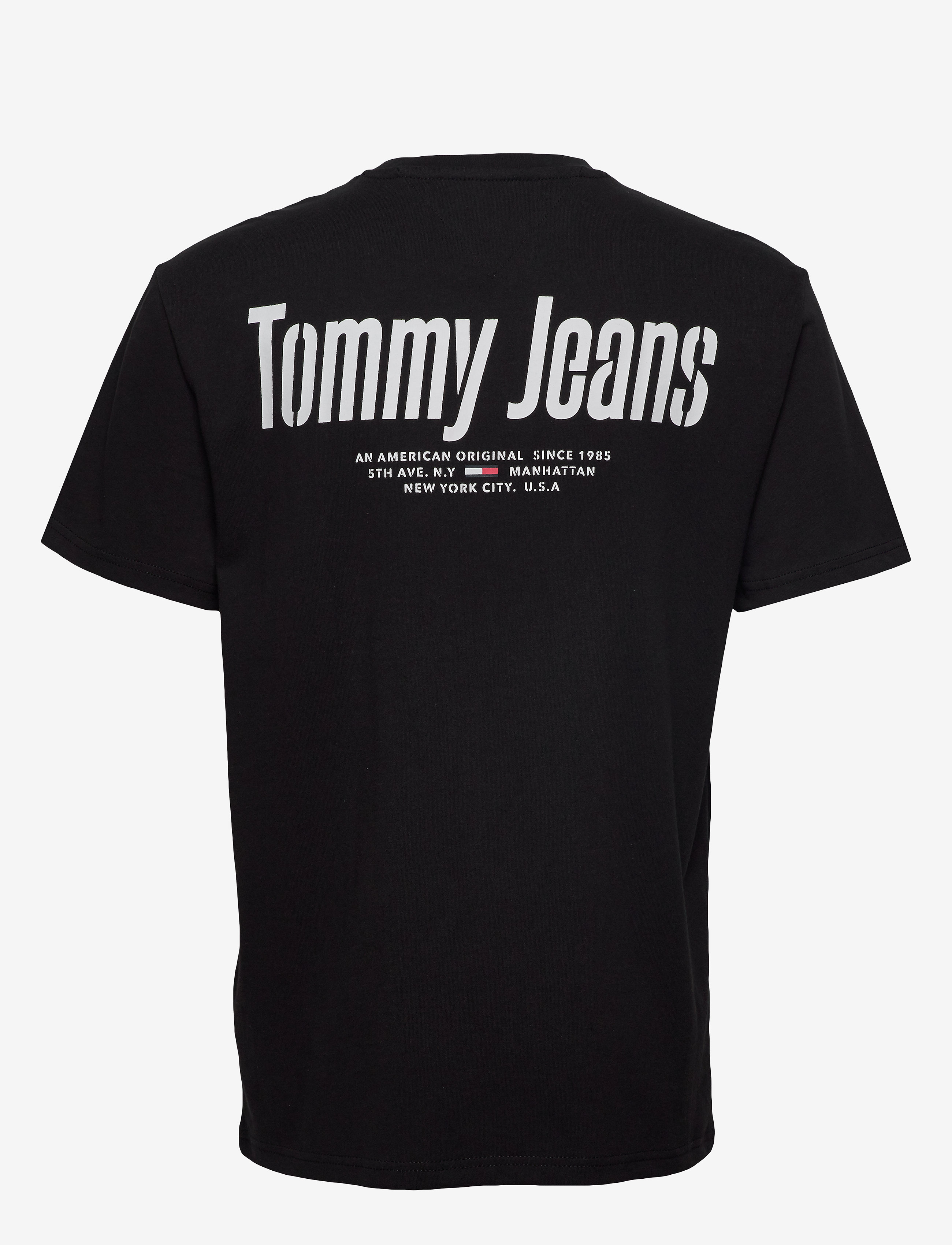 Tommy Jeans - TJM TEXT BACK LOGO TEE - black - 1