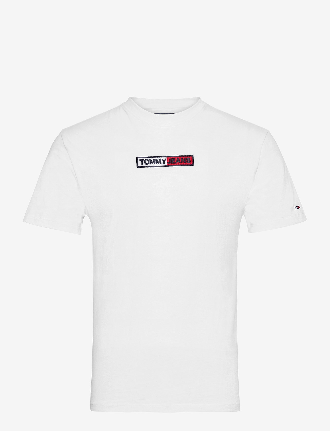 Tommy Jeans - TJM EMBROIDERED BOX LOGO TEE - white - 0