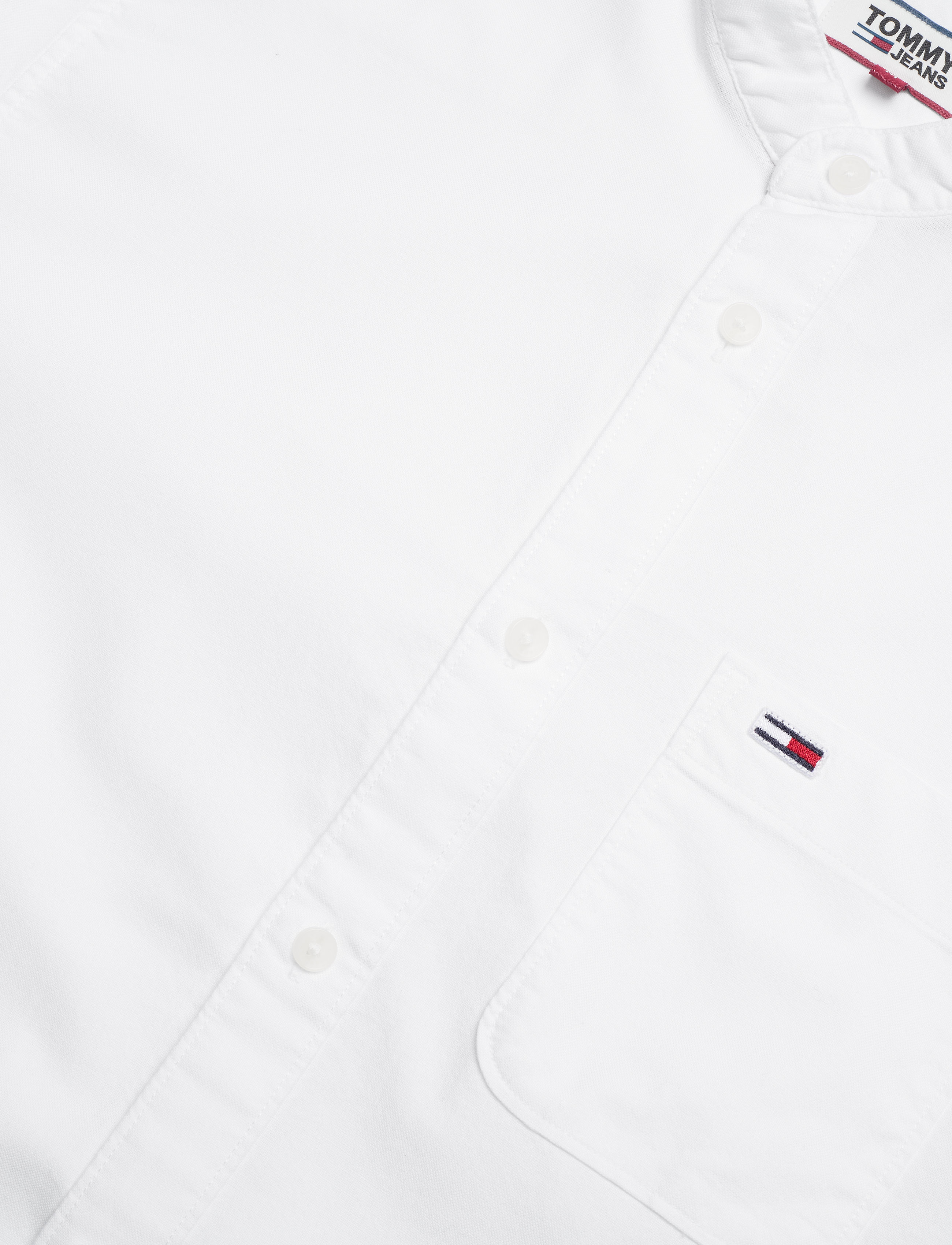Tommy Jeans - TJM MAO COLLAR OXFORD SHIRT - white - 2