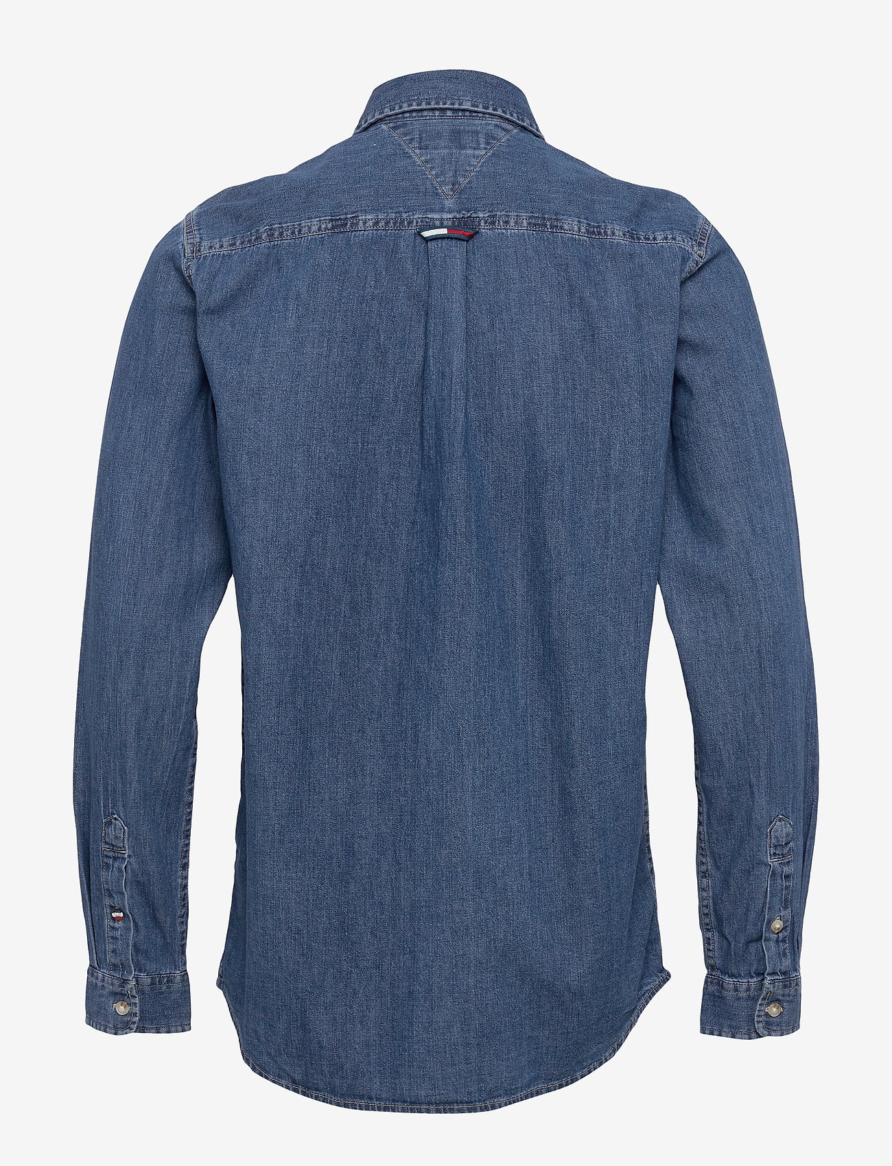 Tommy Jeans - TJM DENIM BADGE SHIRT - mid indigo - 1