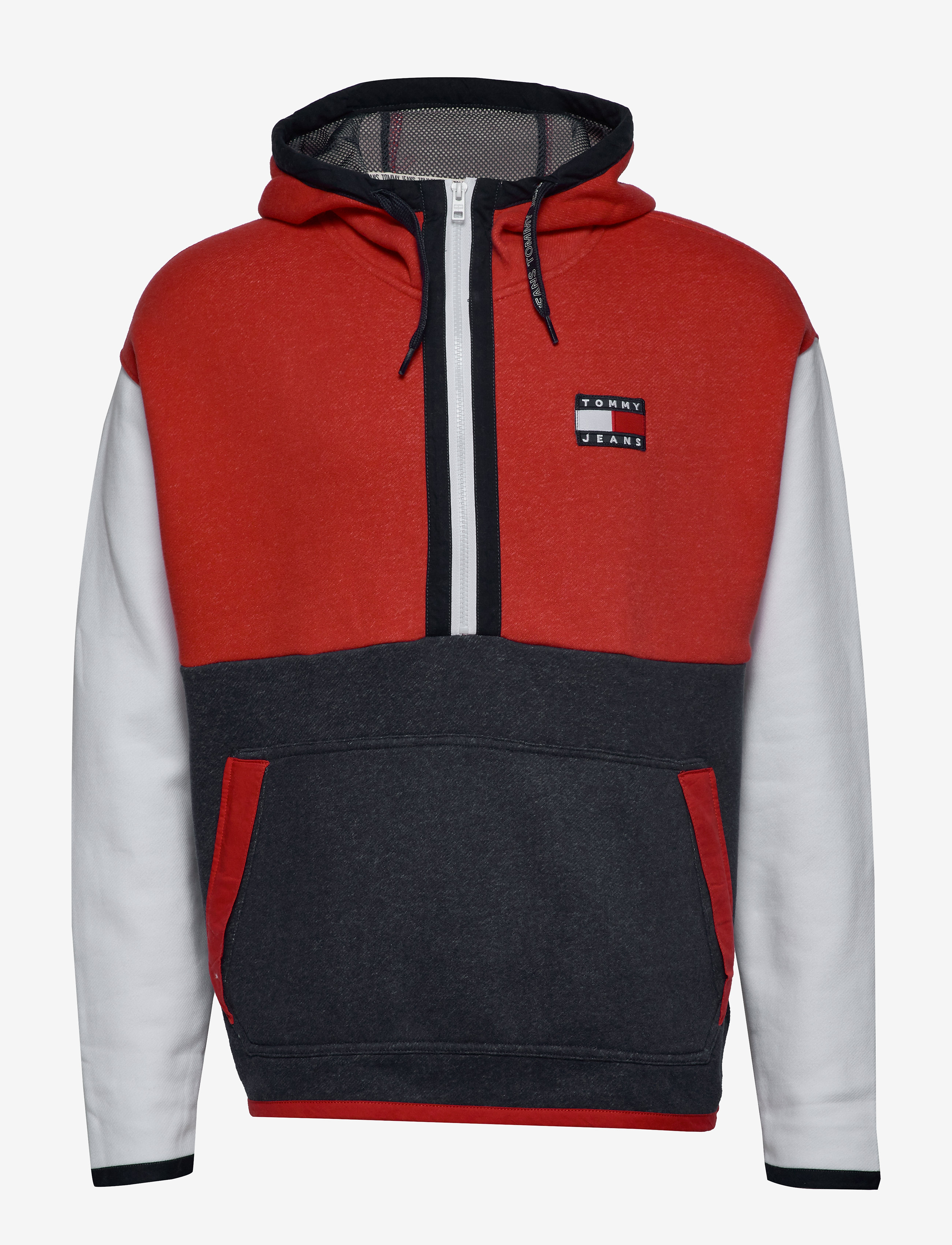 Tommy Jeans - TJM COLORBLOCK HOODIE - deep crimson / multi - 0