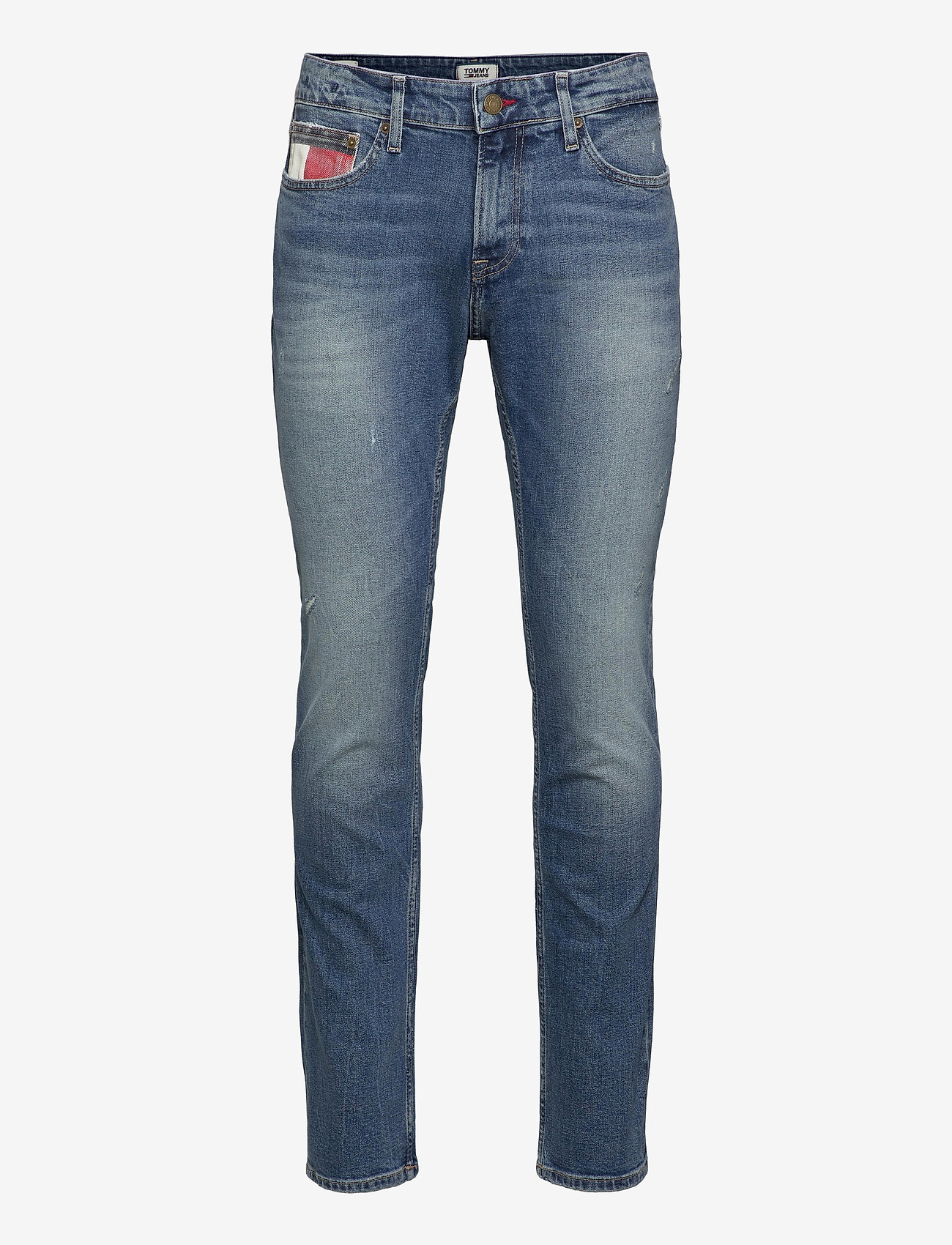Tommy Jeans - SCANTON SLIM MLBCFD - maxwell mid  blue comfort dest - 0