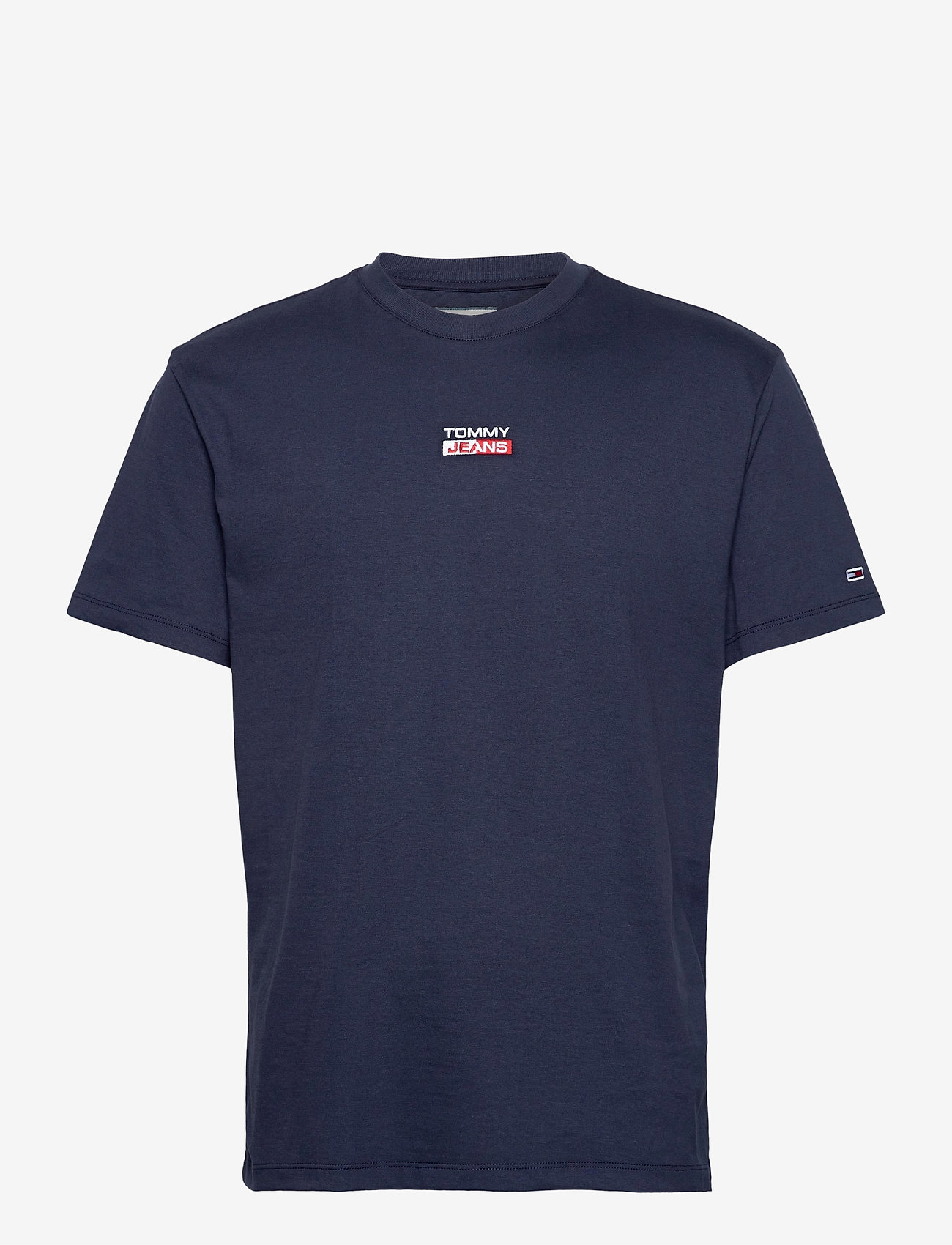 TJM SMALL CENTERED LOGO TEE - TWILIGHT NAVY