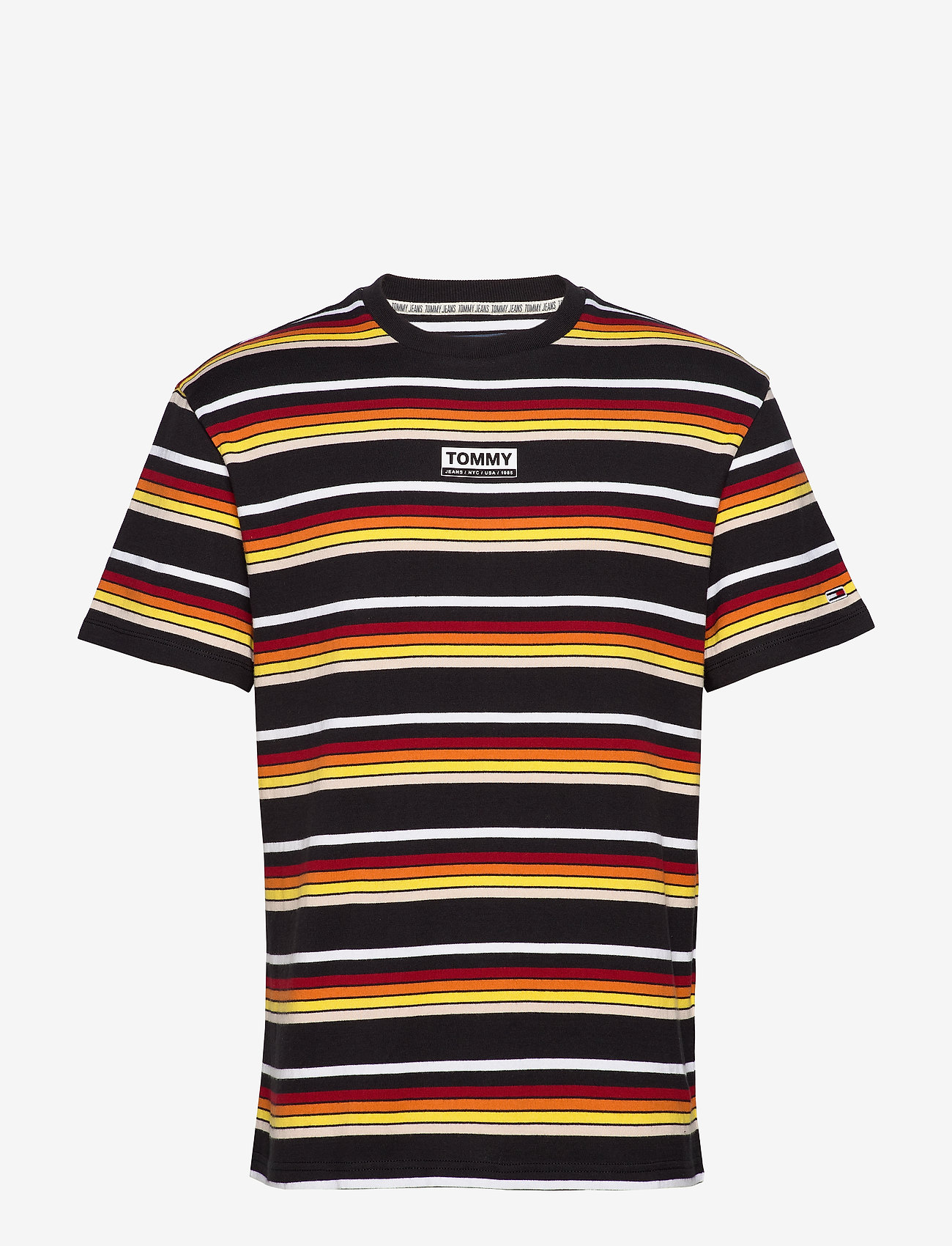 Tommy Jeans - TJM YARN DYE STRIPE TEE - black / multi - 0