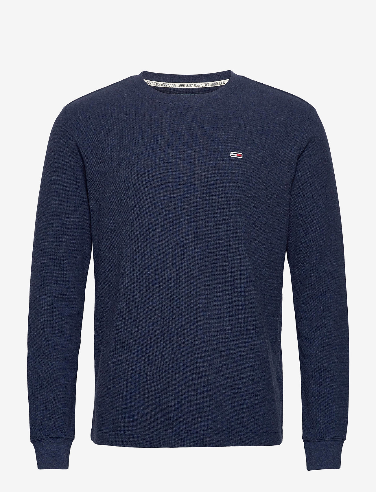Tommy Jeans - TJM MINI WAFFLE LONGSLEEVE TEE - twilight navy htr - 0