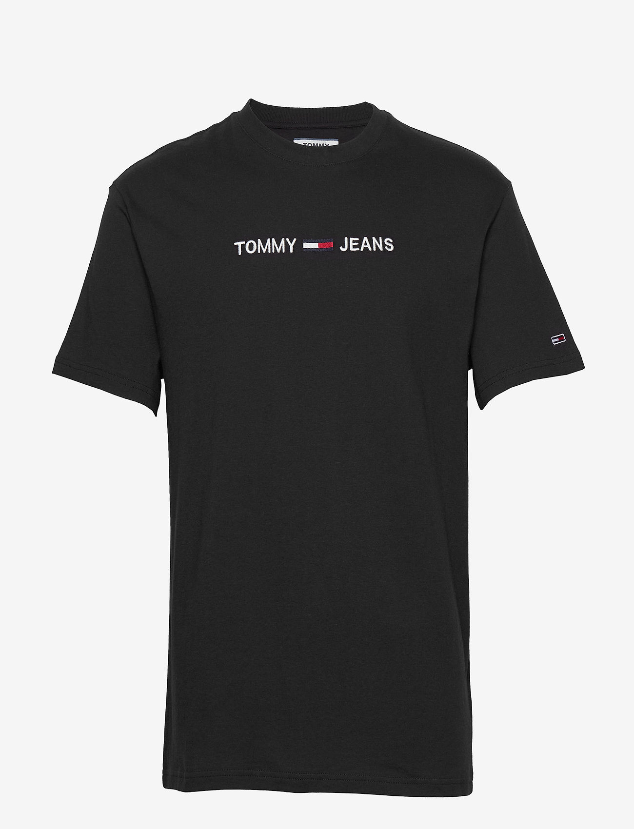 Tommy Jeans - TJM STRAIGHT LOGO TEE - black - 0