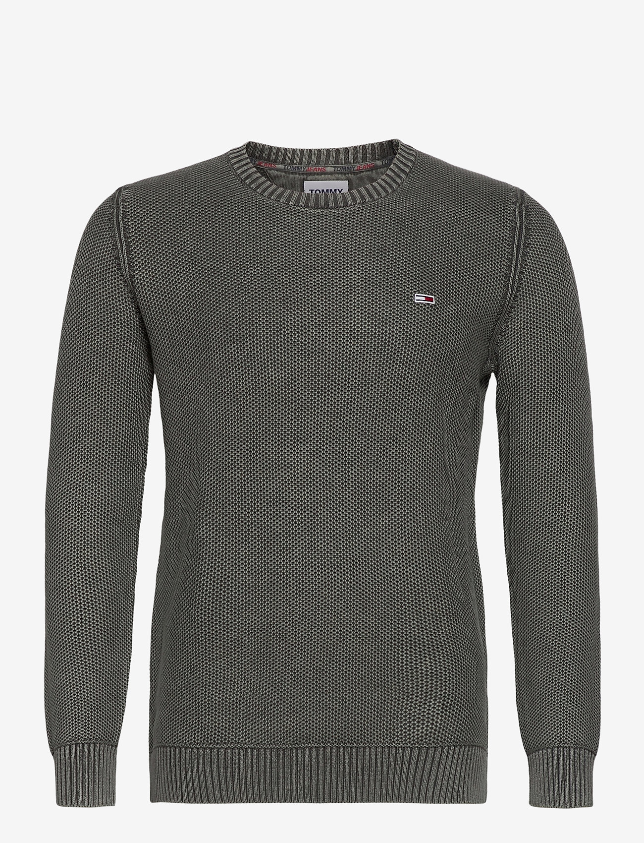Tommy Jeans - TJM ESSENTIAL WASHED SWEATER - dark grey heather - 0